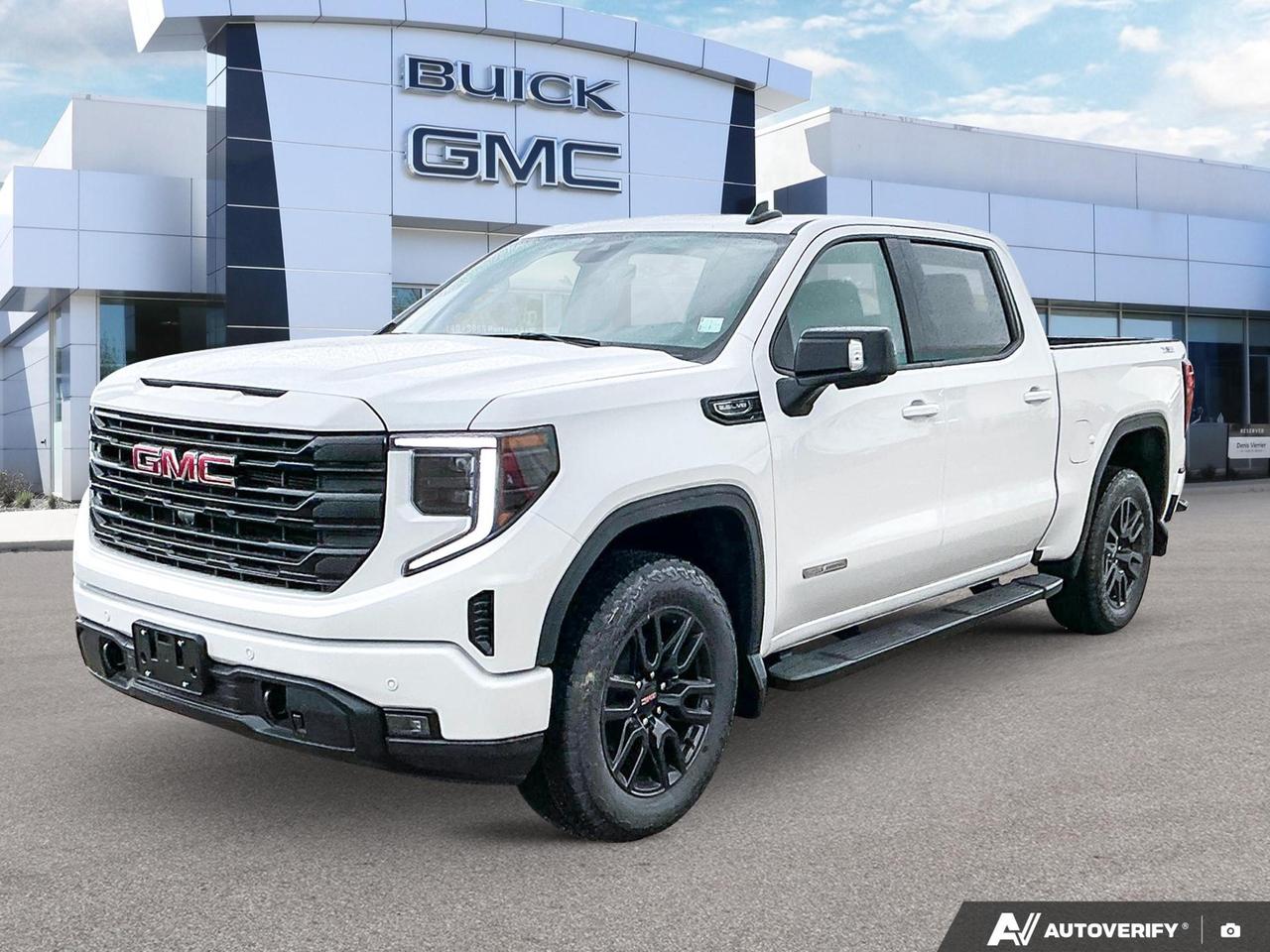 Price Includes Added Accessories Plus 3 Years Sirius XM | LPO - Assist Steps, 6 Rectangular, Tubular, Black | X31 Off-Road and Protection Package | GMC MultiPro Tailgate | Engine Block Heater | Elevation Premium Package | Sunroof, Power Sliding
The 2026 GMC Sierra 1500 Elevation in Summit White is a capable, well-equipped half-ton that balances everyday utility with genuine comfort. With a potent 5.3L V8 under the hood, 4-wheel drive, and a thoughtfully loaded interior, this truck is ready for whatever you throw at it  job site or trail.

Key Features:
- 5.3L V8 engine paired with 4-Wheel Drive for serious towing and hauling capability
- Heated driver and front passenger seats plus a heated steering wheel for cold Manitoba mornings
- Dual-zone automatic climate control for personalized comfort on every drive
- 10-way power driver seat with lumbar support for long days behind the wheel
- Remote vehicle starter  warm it up before you even step outside
- Auto-locking rear differential for added traction when conditions get tough
- Front frame-mounted recovery hooks for off-road confidence
- LED fog lamps and deep-tinted glass for a sharp, purposeful look
- StabiliTrak with Proactive Roll Avoidance and electronic trailer sway control for safer towing

At Birchwood Chevrolet Buick GMC, were committed to making your vehicle purchase straightforward and enjoyable. Whether youre ready to move forward or just exploring your options, were here to help. Reserve this Sierra online, start your purchase, or book a test drive at www.birchwoodchevrolet.ca  our team is ready when you are.
See three brands under one roof at Birchwood Chevrolet Buick GMC  the only place in Winnipeg where you can compare GMC, Chevrolet, and Buick all in one visit. Save yourself some time, see a great selection, and learn everything you need to know. 

Your Experience is Everything at Birchwood Chevrolet Buick GMC. 

Click, call (204) 837-5811, or visit Birchwood Chevrolet Buick GMC at the Birchwood Auto Park, 3965 Portage Avenue West at the Perimeter.

Dealer Permit #4240.
Dealer permit #4240