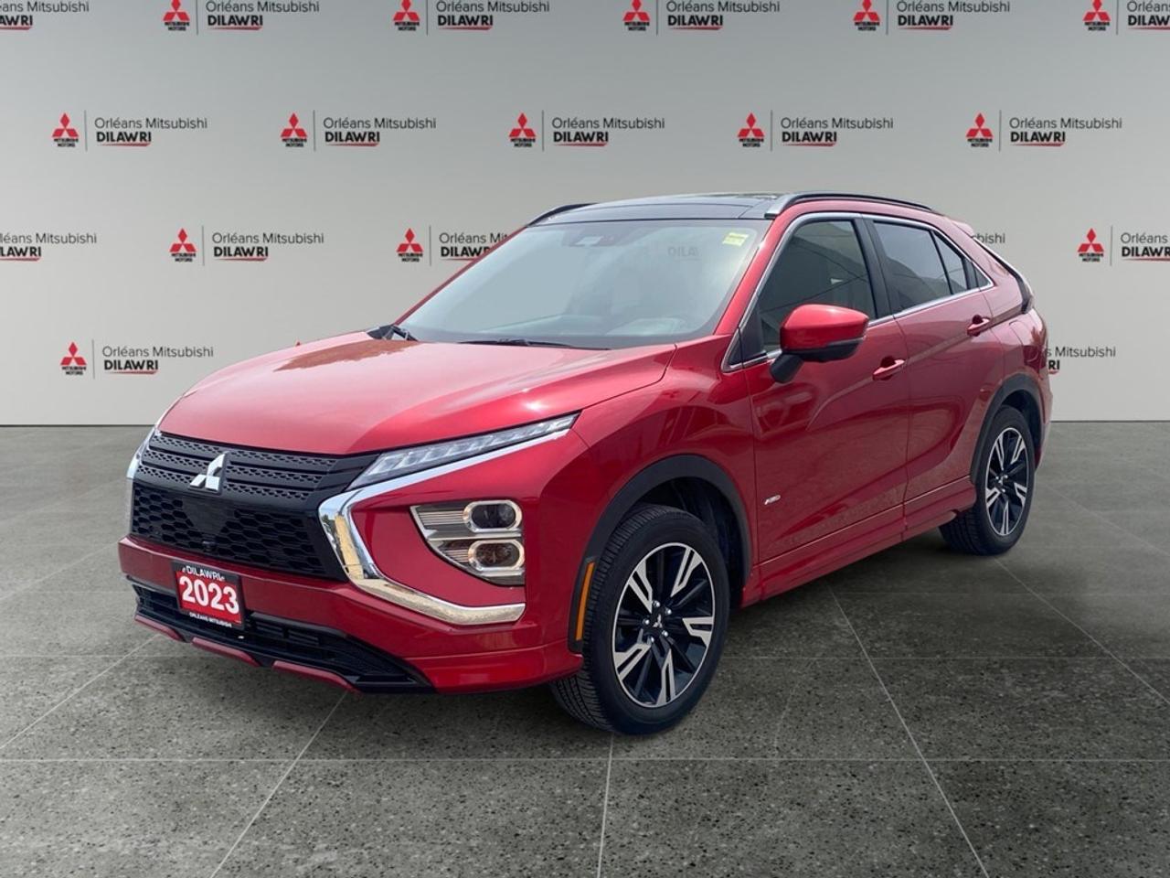 Experience the thrill of driving the 2023 Mitsubishi Eclipse Cross GT S-AWC in a striking red hue, paired perfectly with its 4×4 drivetrain that offers exceptional handling in any condition. On the exterior, appreciate the stylish alloy wheels that complement the bold design of this SUV. Step inside to find an inviting and comfortable interior, complete with heated seats that make every journey cozy, regardless of the weather. The ample space and thoughtful features cater to all your driving needs. Stay connected on the go with the advanced smart device integration and enjoy your favorite tunes via satellite radio. The Eclipse Cross is equipped with technology designed to keep you both entertained and safe. Utilize the backup camera and lane assist for an added layer of safety, and cruise control for those long highway drives. Perfect for families and adventure enthusiasts alike, the 2023 Mitsubishi Eclipse Cross GT S-AWC is ready for any journey you have planned. Contact Orleans Mitsubishi today for more information and to schedule a test drive. Your next adventure awaits!