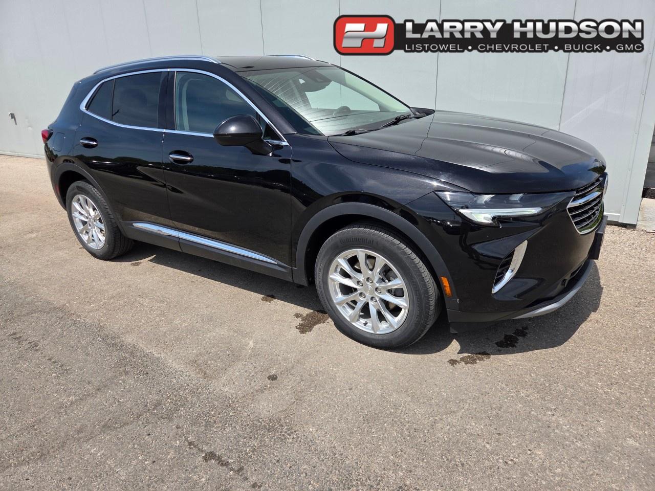 <p>This Envision features a 2.0L Turbo Engine, 9-Speed Automatic Transmission, Ebony Twilight Metallic Exterior, Ebony Interior, Front Bucket Seats, 8-Way Power Driver Seat, Engine Start / Stop System, Keyless Open, HD Rear Vision Camera, Rear Park Assist, Driver Safety Alert Seat, Front Pedestrian Braking, Forward Collision Alert, Lane Change Alert with Side Blind Zone Alert, Automatic Emergency Braking, Rear Cross Traffic Alert, Following Distance Indicator, Tilt/Telescoping Leather Wrapped Heated Steering Wheel with Mounted Audio Controls, Cruise Control, Bluetooth, 10" Diagonal Colour Touch Infotainment System, Apple CarPlay / Android Auto, Enhanced Performance Audio, Teen Driver Mode, Active Noise Cancellation, Dual-zone Automatic Climate Control, Power Hands-free LIftgate, Heated Power Adjustable Outside Mirrors, Trailering Equipment, Roof Rack Cross, Intellibeam Auto High-Beam, LED Headlamps / Tail Lights, Engine Block Heater, 18" Aluminum Wheels, Onstar Services Available, Onstar 4G LTE Wi-Fi Hotspot Capable, SiriusXM Satellite Radio Services Available.</p><p><em>The Larry Hudson Group is a family run automotive organization that has enjoyed growth for over 42 years of business. We have a great selection of new inventory and what we feel are the best reconditioned used cars in Ontario. Hudsons NEED your trade. We can offer you top market value for your current vehicle. Please come and partake in a great buying experience with the Larry Hudson Group in Listowel. FREE CarFax report available with every used vehicle!</em></p>