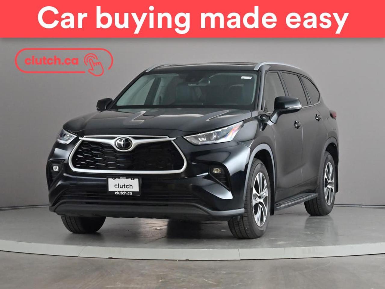 Electric Parking Brake, Brake Assist, Power Tailgate/Hatch and more!<br> <br>Clutch is the largest online used car retailer in Canada, delivering a seamless, hassle-free car-buying experience to drivers everywhere. Shop thousands of used cars online, get the right one delivered to your door, and enjoy peace of mind with our 10-Day Money-Back Guarantee. How sweet is that? To learn more, visit clutch.ca.<br> <br>The top features for this car include:<br> <br>Auto Stop/Start<br>Electric Parking Brake<br>Brake Assist<br>Power Tailgate/Hatch<br>Auto Dimming Rearview Mirror<br>Front Heated Seats<br>Power Lumbar Support<br>Folding Rear Seats<br>Manual Fold-Into-Floor Third Row Seat<br>Synthetic Leather Seats<br>Climate Control<br>Dual Zone Front Climate Control<br>Rear Climate Control<br>Speed-Sensitive Volume<br>Bluetooth Music<br>Touchscreen Display<br>Cruise Control<br>Adaptive Cruise Control<br>Integrated Garage Door Opener<br>12V Outlet<br>Hands Free Device Connectivity<br>Apple CarPlay<br>Android Auto<br>Wireless Charging<br>USB Input<br>Keyless Entry<br>Push Button Start<br>Passive Keyless Entry<br>Keyfob Remote Start<br>Rear Seat Reminder<br>Lane Departure Warning<br>Active Lane Keep Assistance<br>Blindspot Sensors<br>Forward Collision Mitigation<br>Rear Collision Warning<br>Rear Cross Traffic Alert<br>Pedestrian Detection<br>Driver Attention Alert<br>Heated Steering Wheel<br>One-Touch Windows<br>Rear Window Defroster<br>Sunroof<br>Hill Assistance<br>Automatic High Beams<br>Rear View Camera<br>Power Driver Seat<br>Power Passenger Seat<br>Selectable Terrain Modes<br>App Remote Start<br> <br>Seamless home delivery - Delivery to your door in a matter of days. Available on select packages.<br> <br>Try it out for 10 days - If you do not like it, we will take it back. <br> <br>Quality assured - All cars go through our rigorous 210-point inspection and reconditioning process.<br> <br>Peace of mind - Warranty and protection plans available.<br> <br>Haggle-free - No haggling or hard sells.<br> <br>100% Transparency - Full inspection reports on every car, including high-res photography and a free Carfax report.<br> <br>Listed price is for cash purchase only and does not include taxes, Shipping Fees (if applicable), Delivery Fees (if applicable), government licensing fees.<br> <br>Previous Provincial Registrations:<br>Ontario<br> <br>Stock # 107717