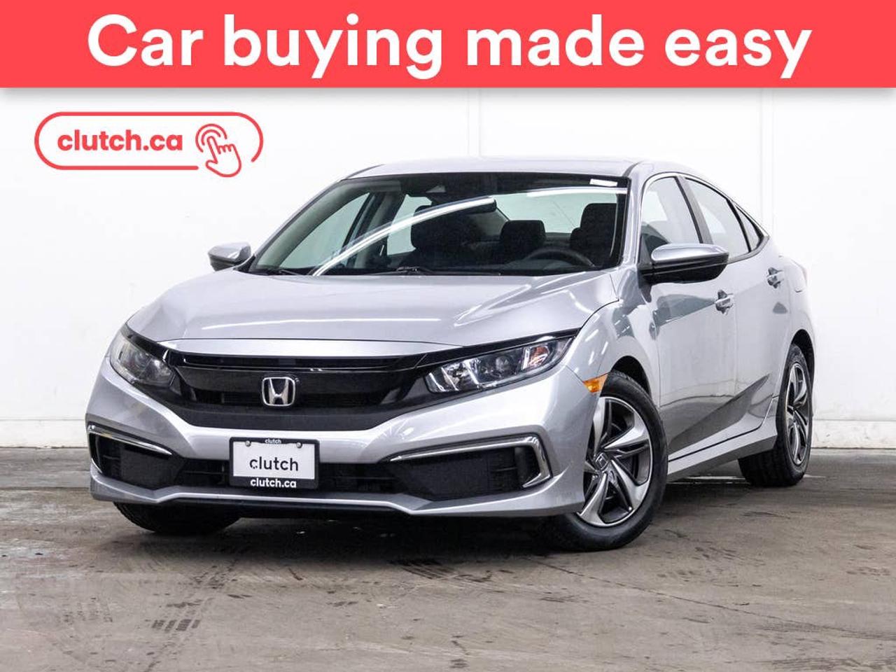 Brake Assist, Front Heated Seats, Folding Rear Seats and more!<br> <br>Clutch is the largest online used car retailer in Canada, delivering a seamless, hassle-free car-buying experience to drivers everywhere. Shop thousands of used cars online, get the right one delivered to your door, and enjoy peace of mind with our 10-Day Money-Back Guarantee. How sweet is that? To learn more, visit clutch.ca.<br> <br>The top features for this car include:<br> <br>Electric Parking Brake<br>Brake Assist<br>Front Heated Seats<br>Folding Rear Seats<br>Climate Control<br>Speed-Sensitive Volume<br>Bluetooth Music<br>Touchscreen Display<br>Cruise Control<br>Adaptive Cruise Control<br>12V Outlet<br>Hands Free Device Connectivity<br>Apple CarPlay<br>Android Auto<br>USB Input<br>Keyless Entry<br>Lane Departure Warning<br>Active Lane Keep Assistance<br>Forward Collision Mitigation<br>Pedestrian Detection<br>One-Touch Windows<br>Rear Window Defroster<br>Hill Assistance<br>Automatic High Beams<br>Rear View Camera<br>AM/FM Stereo<br> <br>Seamless home delivery - Delivery to your door in a matter of days. Available on select packages.<br> <br>Try it out for 10 days - If you do not like it, we will take it back. <br> <br>Quality assured - All cars go through our rigorous 210-point inspection and reconditioning process.<br> <br>Peace of mind - Warranty and protection plans available.<br> <br>Haggle-free - No haggling or hard sells.<br> <br>100% Transparency - Full inspection reports on every car, including high-res photography and a free Carfax report.<br> <br>Listed price is for cash purchase only and does not include taxes, Shipping Fees (if applicable), Delivery Fees (if applicable), government licensing fees.<br> <br>Previous Provincial Registrations:<br>New Brunswick<br> <br>Stock # 107802