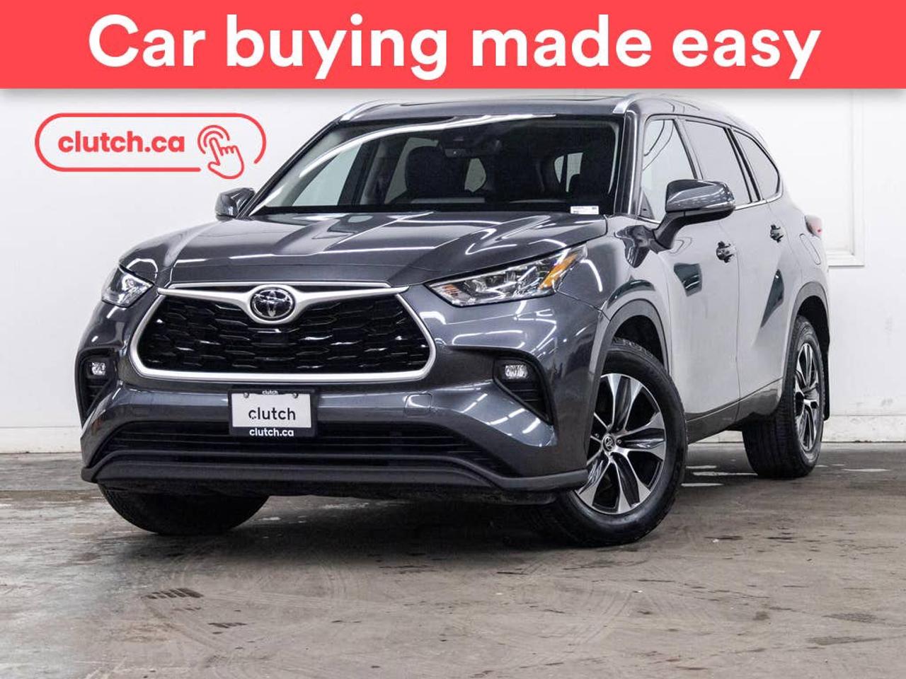 Electric Parking Brake, Brake Assist, Power Tailgate/Hatch and more!<br> <br>Clutch is the largest online used car retailer in Canada, delivering a seamless, hassle-free car-buying experience to drivers everywhere. Shop thousands of used cars online, get the right one delivered to your door, and enjoy peace of mind with our 10-Day Money-Back Guarantee. How sweet is that? To learn more, visit clutch.ca.<br> <br>The top features for this car include:<br> <br>Auto Stop/Start<br>Electric Parking Brake<br>Brake Assist<br>Power Tailgate/Hatch<br>Auto Dimming Rearview Mirror<br>Front Heated Seats<br>Folding Rear Seats<br>Manual Fold-Into-Floor Third Row Seat<br>Synthetic Leather Seats<br>Climate Control<br>Dual Zone Front Climate Control<br>Rear Climate Control<br>Speed-Sensitive Volume<br>Bluetooth Music<br>Touchscreen Display<br>Cruise Control<br>Adaptive Cruise Control<br>Integrated Garage Door Opener<br>12V Outlet<br>Hands Free Device Connectivity<br>Apple CarPlay<br>Android Auto<br>USB Input<br>Keyless Entry<br>Push Button Start<br>Passive Keyless Entry<br>Keyfob Remote Start<br>Rear Seat Reminder<br>Lane Departure Warning<br>Active Lane Keep Assistance<br>Blindspot Sensors<br>Forward Collision Mitigation<br>Rear Collision Warning<br>Rear Cross Traffic Alert<br>Pedestrian Detection<br>Driver Attention Alert<br>One-Touch Windows<br>Rear Window Defroster<br>Sunroof<br>Hill Assistance<br>Automatic High Beams<br>Rear View Camera<br>Power Driver Seat<br>Power Passenger Seat<br>App Remote Start<br> <br>Seamless home delivery - Delivery to your door in a matter of days. Available on select packages.<br> <br>Try it out for 10 days - If you do not like it, we will take it back. <br> <br>Quality assured - All cars go through our rigorous 210-point inspection and reconditioning process.<br> <br>Peace of mind - Warranty and protection plans available.<br> <br>Haggle-free - No haggling or hard sells.<br> <br>100% Transparency - Full inspection reports on every car, including high-res photography and a free Carfax report.<br> <br>Listed price is for cash purchase only and does not include taxes, Shipping Fees (if applicable), Delivery Fees (if applicable), government licensing fees.<br> <br>Previous Provincial Registrations:<br>Ontario<br> <br>Stock # 107829