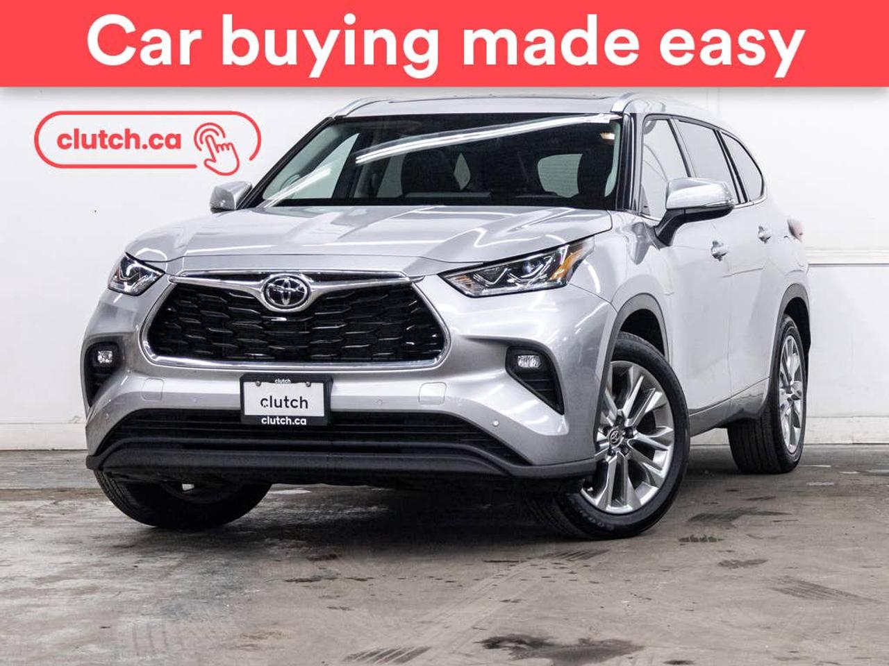 Electric Parking Brake, Brake Assist, Power Tailgate/Hatch and more!<br> <br>Clutch is the largest online used car retailer in Canada, delivering a seamless, hassle-free car-buying experience to drivers everywhere. Shop thousands of used cars online, get the right one delivered to your door, and enjoy peace of mind with our 10-Day Money-Back Guarantee. How sweet is that? To learn more, visit clutch.ca.<br> <br>The top features for this car include:<br> <br>Auto Stop/Start<br>Electric Parking Brake<br>Brake Assist<br>Power Tailgate/Hatch<br>Auto Dimming Rearview Mirror<br>Front Heated Seats<br>Ventilated Front Seats<br>Power Lumbar Support<br>Folding Rear Seats<br>Manual Fold-Into-Floor Third Row Seat<br>Synthetic Leather Seats<br>Driver Seat Memory System<br>Climate Control<br>Dual Zone Front Climate Control<br>Rear Climate Control<br>Premium Sound System<br>Speed-Sensitive Volume<br>Bluetooth Music<br>Touchscreen Display<br>GPS Navigation<br>Cruise Control<br>Adaptive Cruise Control<br>Integrated Garage Door Opener<br>12V Outlet<br>Hands Free Device Connectivity<br>Apple CarPlay<br>Android Auto<br>Wireless Charging<br>USB Input<br>Keyless Entry<br>Push Button Start<br>Passive Keyless Entry<br>Keyfob Remote Start<br>Power Folding Exterior Mirrors<br>Rear Seat Reminder<br>Lane Departure Warning<br>Active Lane Keep Assistance<br>Blindspot Sensors<br>Forward Collision Mitigation<br>Rear Collision Warning<br>Rear Collision Mitigation<br>Rear Cross Traffic Alert<br>Pedestrian Detection<br>Driver Attention Alert<br>Heated Steering Wheel<br>One-Touch Windows<br>Rear Window Defroster<br>Panoramic Sunroof<br>Hill Assistance<br>Automatic High Beams<br>Rear View Camera<br>Parking Sensors<br>Rear Parking Sensors<br>Power Driver Seat<br>Power Passenger Seat<br>Ambient Lighting<br>App Remote Start<br> <br>Seamless home delivery - Delivery to your door in a matter of days. Available on select packages.<br> <br>Try it out for 10 days - If you do not like it, we will take it back. <br> <br>Quality assured - All cars go through our rigorous 210-point inspection and reconditioning process.<br> <br>Peace of mind - Warranty and protection plans available.<br> <br>Haggle-free - No haggling or hard sells.<br> <br>100% Transparency - Full inspection reports on every car, including high-res photography and a free Carfax report.<br> <br>Listed price is for cash purchase only and does not include taxes, Shipping Fees (if applicable), Delivery Fees (if applicable), government licensing fees.<br> <br>Previous Provincial Registrations:<br>Ontario<br> <br>Stock # 107860