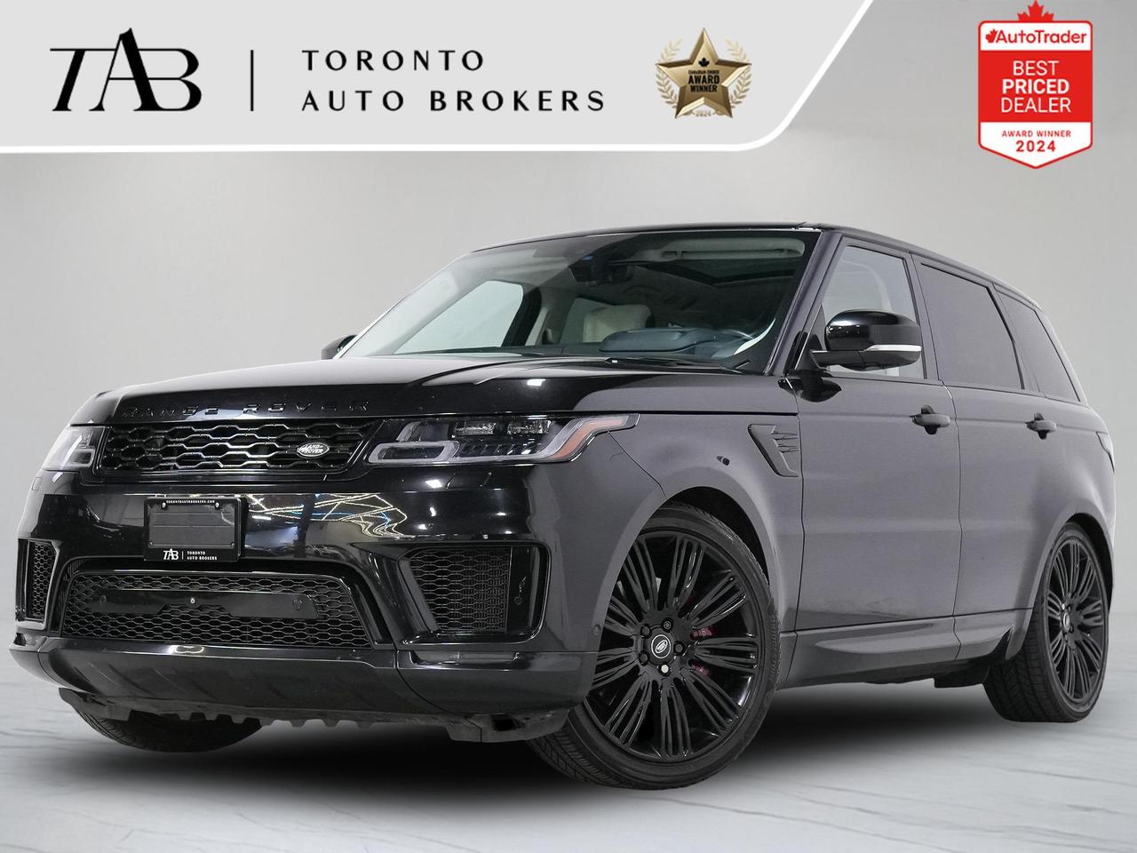 This 2019 Land Rover Range Rover Sport Supercharged Dynamic is a luxury performance SUV that perfectly blends power, sophistication, and off-road capability. Powered by a supercharged engine and equipped with premium features throughout, this local Ontario vehicle comes with a clean Carfax report, offering added confidence and peace of mind for its next owner.

Key Features:

Supercharged Engine
Dynamic Package
22-Inch Alloy Wheels
Meridian Premium Sound System
Navigation System
Panoramic Sunroof
Digital Driver Display
Apple CarPlay & Android Auto
360-Degree Surround Camera
Power Tailgate
Keyless Entry and Push-Button Start
LED Headlights


NOW OFFERING 3 MONTH DEFERRED FINANCING PAYMENTS ON APPROVED CREDIT. 

WE OFFER THE BEST FINANCE RATES, AND DONT CHARGE ANY FINANCING FEE

Looking for a top-rated pre-owned luxury car dealership in the GTA? Look no further than Toronto Auto Brokers (TAB)! Were proud to have won multiple awards, including the 2024 AutoTrader Best Priced Dealer, the 2026 Best in Business award, the 2025 CarGurus Award, the 2026 Top Choice Award, the 2026 Dealer Rater Consumer Satisfaction Award, the 2026 Canadian Choice Award, the 2026 Three Best Rated Dealer Award, and many more!

With 30 years of experience serving the Greater Toronto Area, TAB is a respected and trusted name in the pre-owned luxury car industry. Our 30,000 sq.Ft indoor showroom is home to a wide range of luxury vehicles from top brands like BMW, Mercedes-Benz, Audi, Porsche, Land Rover, Jaguar, Aston Martin, Bentley, Maserati, and more. And we dont just serve the GTA, were proud to offer our services to all cities in Canada, including Vancouver, Montreal, Calgary, Edmonton, Winnipeg, Saskatchewan, Halifax, and more.

At TAB, were committed to providing a no-pressure environment and honest work ethics. As a family-owned and operated business, we treat every customer like family and ensure that every interaction is a positive one. Come experience the TAB Lifestyle at its truest form, luxury car buying has never been more enjoyable and exciting!

We offer a variety of services to make your purchase experience as easy and stress-free as possible. From competitive and simple financing and leasing options to extended warranties, aftermarket services, and full history reports on every vehicle, we have everything you need to make an informed decision. We welcome every trade, even if youre just looking to sell your car without buying, and when it comes to financing or leasing, we offer same day approvals, with access to over 50 lenders, including all of the banks in Canada. Feel free to check out your own Equifax credit score without affecting your credit score, simply click on the Equifax tab above and see if you qualify.


Call us today or visit our website to learn more about our inventory and services. And remember, all prices exclude applicable taxes and licensing, and vehicles can be certified at an additional cost of $999.