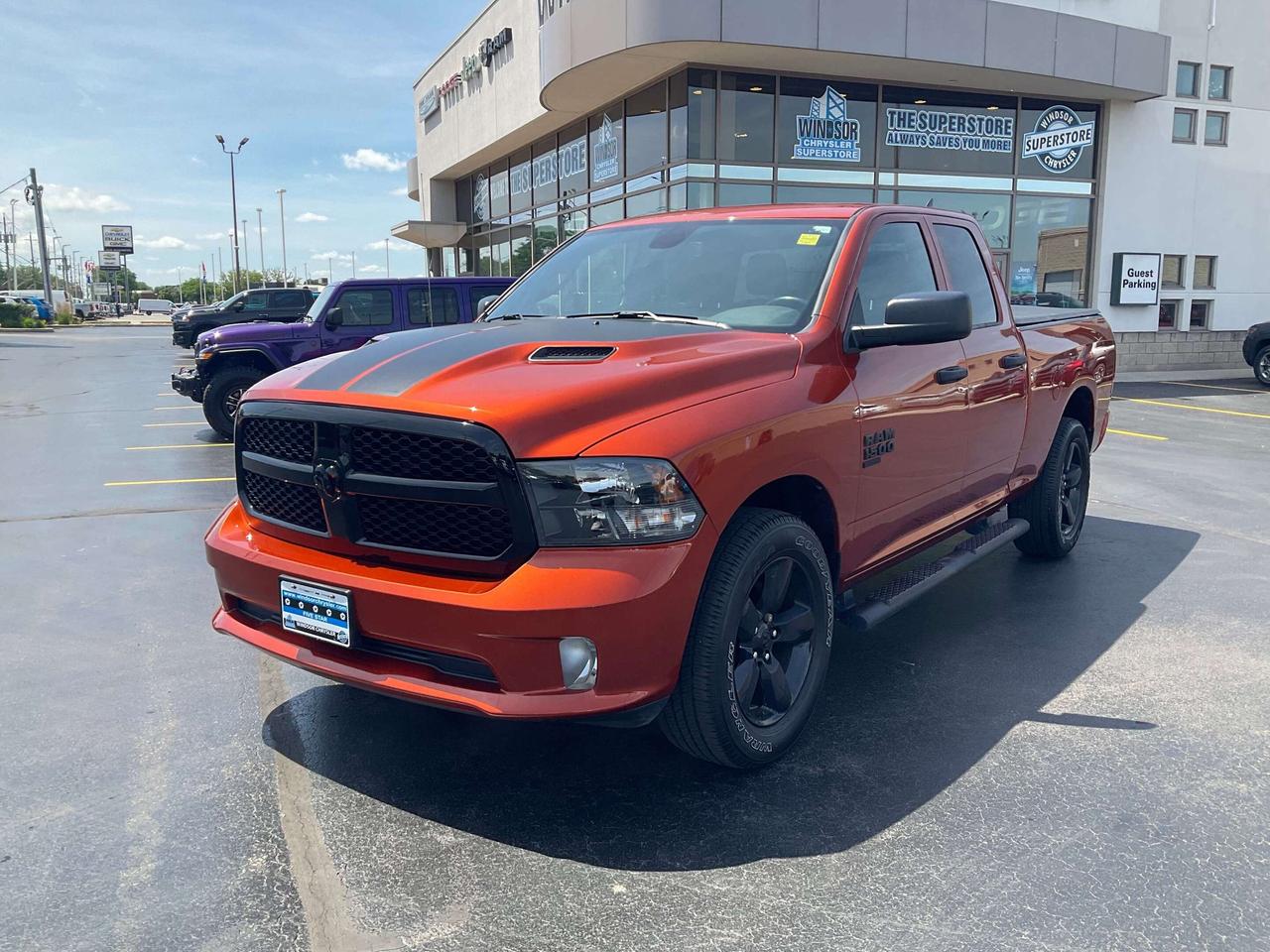 Recent Arrival!

Harvest Sunrise 2023 Ram 1500 Classic Express 4WD 8-Speed Automatic Pentastar 3.6L V6 VVT

**CARPROOF CERTIFIED**.

* PLEASE SEE OUR MAIN WEBSITE FOR MORE PICTURES AND CARFAX REPORTS * Buy in confidence at WINDSOR CHRYSLER with our 95-point safety inspection by our certified technicians. Searching for your upgrade has never been easier. You will immediately get the low market price based on our market research, which means no more wasted time shopping around for the best price, Its time to drive home the most car for your money today. OVER 100 Pre-Owned Vehicles in Stock! Our Finance Team will secure the Best Interest Rate from one of out 20 Auto Financing Lenders that can get you APPROVED! Financing Available For All Credit Types! Whether you have Great Credit, No Credit, Slow Credit, Bad Credit, Been Bankrupt, On Disability, Or on a Pension, we have options. Looking to just sell your vehicle? We buy all makes and models let us buy your vehicle. Proudly Serving Windsor, Essex, Leamington, Kingsville, Belle River, LaSalle, Amherstburg, Tecumseh, Lakeshore, Strathroy, Stratford, Leamington, Tilbury, Essex, St. Thomas, Waterloo, Wallaceburg, St. Clair Beach, Puce, Riverside, London, Chatham, Kitchener, Guelph, Goderich, Brantford, St. Catherines, Milton, Mississauga, Toronto, Hamilton, Oakville, Barrie, Scarborough, and the GTA.