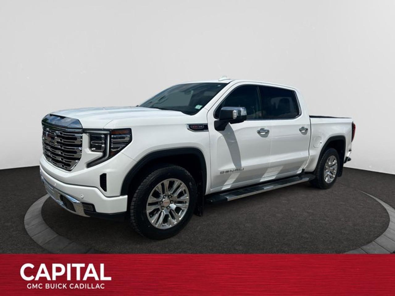 The *2024 GMC Sierra 1500 Denali 6.2L* delivers premium luxury, advanced technology, and powerful V8 performance in one exceptionally refined pickup. Equipped with a commanding 6.2L V8 engine, it offers impressive horsepower, confident towing capability, and smooth acceleration for work and recreation alike. The Denali trim elevates the driving experience with premium leather-appointed seating, authentic wood accents, a large touchscreen infotainment system, and a suite of advanced driver-assistance features. With its bold exterior styling, professional-grade capability, and upscale interior comfort, the 2024 GMC Sierra 1500 Denali 6.2L is designed for drivers who demand both performance and sophistication.P.S...Sometimes texting is easier. Text (or call) 306-801-9090 for fast answers at your fingertips!Dealer License #914248Disclaimer: All prices are plus taxes & fees. See dealer for Details. Dealer Permit # 914248