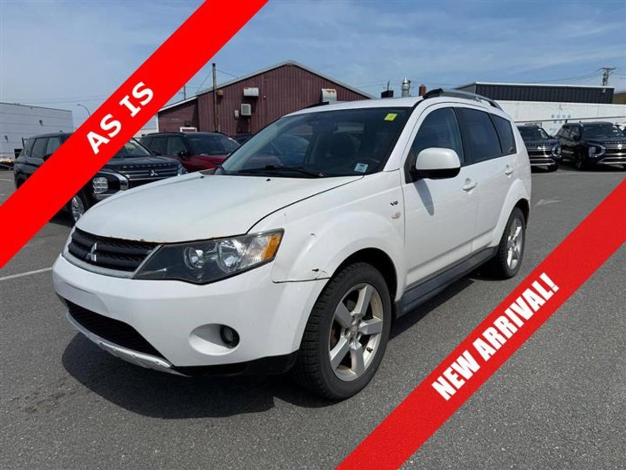 Recent Arrival! 2009 Mitsubishi Outlander XLS 3.0L V6 SOHC MIVEC, 6-Speed Automatic with Sportronic and Paddle-Shifter, 4WD.Diamond White Pearl 2009 Mitsubishi Outlander XLS 4WD 6-Speed Automatic with Sportronic and Paddle-Shifter 3.0L V6 SOHC MIVECSteele Mitsubishi has the largest and most diverse selection of preowned vehicles in HRM. Buy with confidence, knowing we use fair market pricing guaranteeing the absolute best value in all of our pre owned inventory!Steele Auto Group is one of the most diversified group of automobile dealerships in Canada, with 60 dealerships selling 29 brands and an employee base of well over 2300. Sales are up over last year and our plan going forward is to expand further into Atlantic Canada and the United States furthering our commitment to our Canadian customers as well as welcoming our new customers in the USA.Reviews:* Arguably the most tech-savvy vehicle in the category, the 2009 Mitsubishi Outlander is further distinguished by a combination of energetic driving dynamics and an available third-row seat. Source: KBB.com