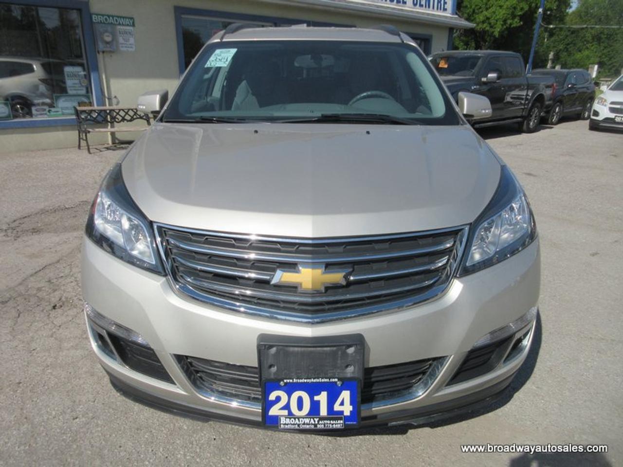 2014 Chevrolet Traverse GREAT KM'S 1-LT-MODEL 7 PASSENGER 3.6L - V6.. CAPTAINS.. THIRD ROW.. TOUCH SCREEN DISPLAY.. BACK-UP CAMERA.. KEYLESS ENTRY.. Photo4