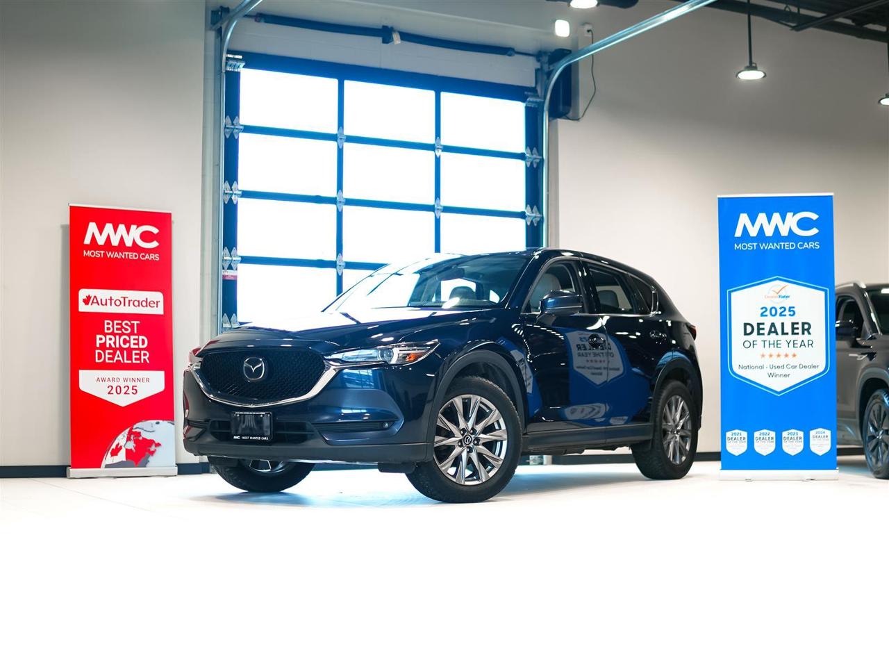 <div style=text-align: justify;><span style=font-size:14px;><span style=font-family:times new roman,times,serif;>Awarded Canada&rsquo;s #1 rated used car dealership with a 4.9/5 rating with 4,500+ reviews. <strong>Safety certification included in advertised price.</strong> Serving you at our Guelph and Kitchener locations please call to book your appointment. Financing available with rates as low as 6.36% O.A.C. This new arrival has a CLEAN CARFAX with no accidents and is also a Canadian vehicle with Mazda service records. High-value options included with this vehicle are; lane departure warning, adaptive cruise control, pre-collision, navigation, Bose premium sound, beige leather / heated / cooled / power / memory seats, heated steering wheel, convenience entry, push button, power tailgate, app connect, sunroof, back up camera, touchscreen and 19&rdquo; alloy rims, offering immense value.<br /><br /><strong>Why Choose Most Wanted Cars</strong><br />At Most Wanted Cars, we&rsquo;re not just a dealership, we&rsquo;re a place where our customers send their family and friends. Since 1975, our family owned and operated business has been proud to offer the best financing options in Kitchener-Waterloo-Cambridge, Guelph, and the surrounding areas. We&rsquo;re proud to be recognized as DealerRater&rsquo;s National Winner for Used Car Dealers in 2023, 2024 & 2025, with an A+ rating from the Better Business Bureau with over 3,600 customer reviews averaging 4.9/5. Most units are one owner, accident free, clean CarProof, low km, Canadian vehicles, local vehicles, odor free and smoke free. We offer a wide selection of Certified Pre-Owned vehicles, each backed by a free CarProof report, with no liens, full safety inspected, with a multi-point inspection. All vehicles are freshly serviced with an oil change and units can be vehicle detailed upon request, ensuring they&rsquo;re ready for the road. Many of our vehicles are dealer serviced and include the balance of factory warranty for added peace of mind. Every vehicle is thoroughly reconditioned and presented in excellent condition, because at Most Wanted Cars you deserve nothing less!<br />To serve you better, we have two convenient locations:<br />&nbsp;</span></span></div><ol><li style=text-align: justify;><span style=font-size:14px;><span style=font-family:times new roman,times,serif;><strong>600 Elmira Rd N, Guelph &ndash; 519 822 2227</strong></span></span></li><li style=text-align: justify;><span style=font-size:14px;><span style=font-family:times new roman,times,serif;><strong>1620 King Street East, Kitchener &ndash; 519 772 3040</strong></span></span></li></ol><div style=text-align: justify;><span style=font-size:14px;><span style=font-family:times new roman,times,serif;>&nbsp;<br />Visit us at <a href=http://www.mostwantedcars.ca/>www.mostwantedcars.ca</a> to explore our full inventory and complete an easy online finance application for exclusive online preferred rates. Interest rates offered as low as 6.46% on approved credit.<br /><em>Note: Prices listed are available for financing purchases only, with approved credit. The cash price is $975 more for other payment methods. Taxes and licensing are not included in the listed price.</em><br />&nbsp;<br />Most Wanted Cars also provides additional protection options at exclusive pricing, including the Fresh Start Platinum Package, rust protection, ceramic coating, gap insurance, extended warranties, walk-away insurance, and road hazard protection, among others. For more details, please consult with your sales representative.</span></span></div>