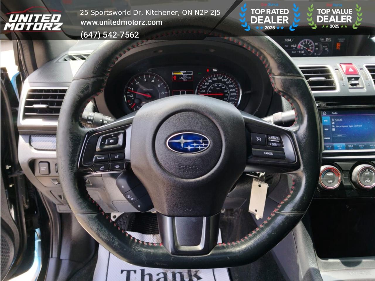 2020 Subaru WRX SPORT MANUAL~SAFETY CERTIFIED~WRAPPED~20 SERVICE R Photo
