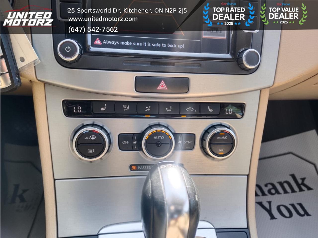 2013 Volkswagen Passat CC DSG Highline ~SAFETY CERTIFIED~ 50 SERVICE RECORDS Photo