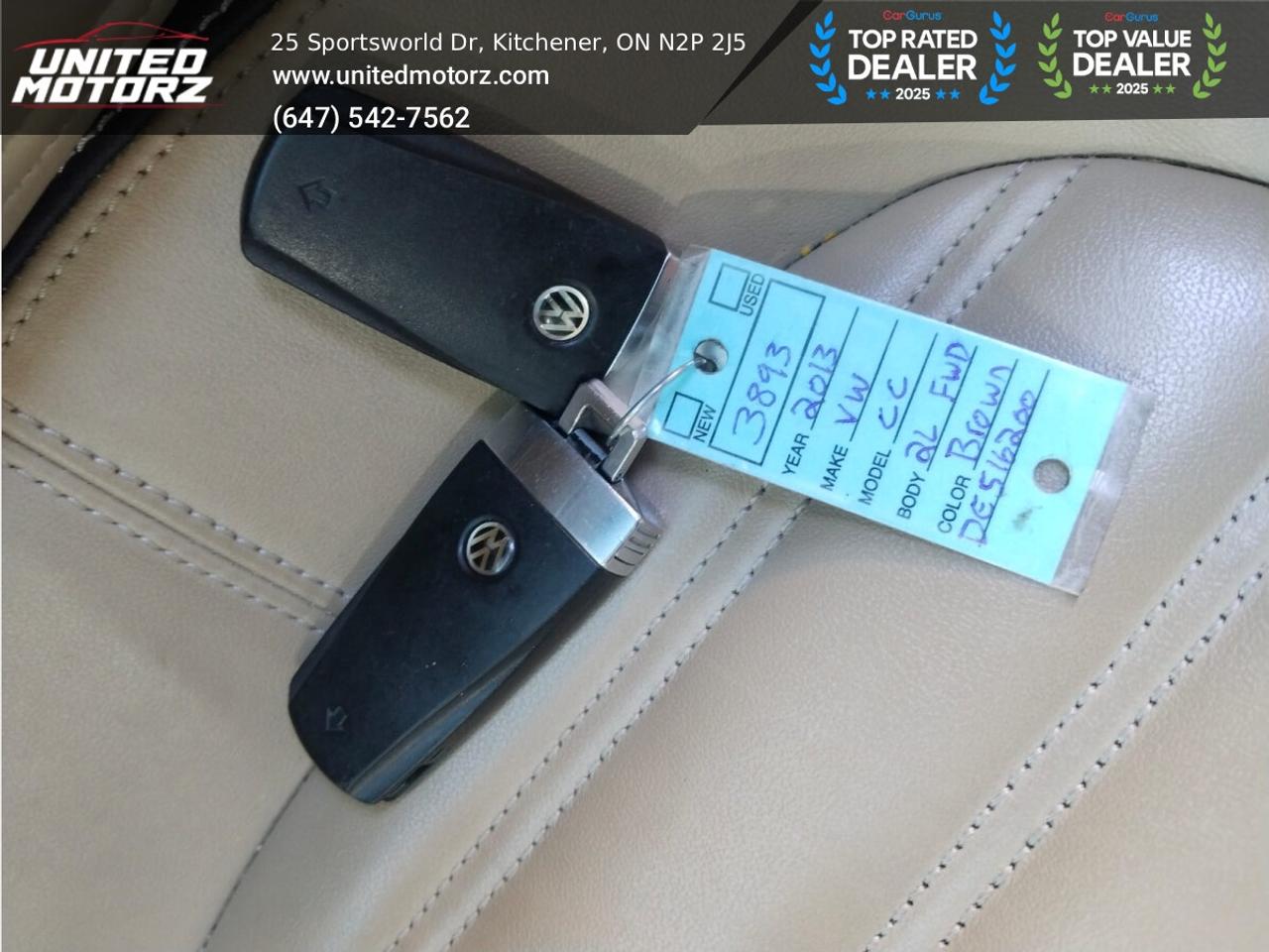 2013 Volkswagen Passat CC DSG Highline ~SAFETY CERTIFIED~ 50 SERVICE RECORDS Photo