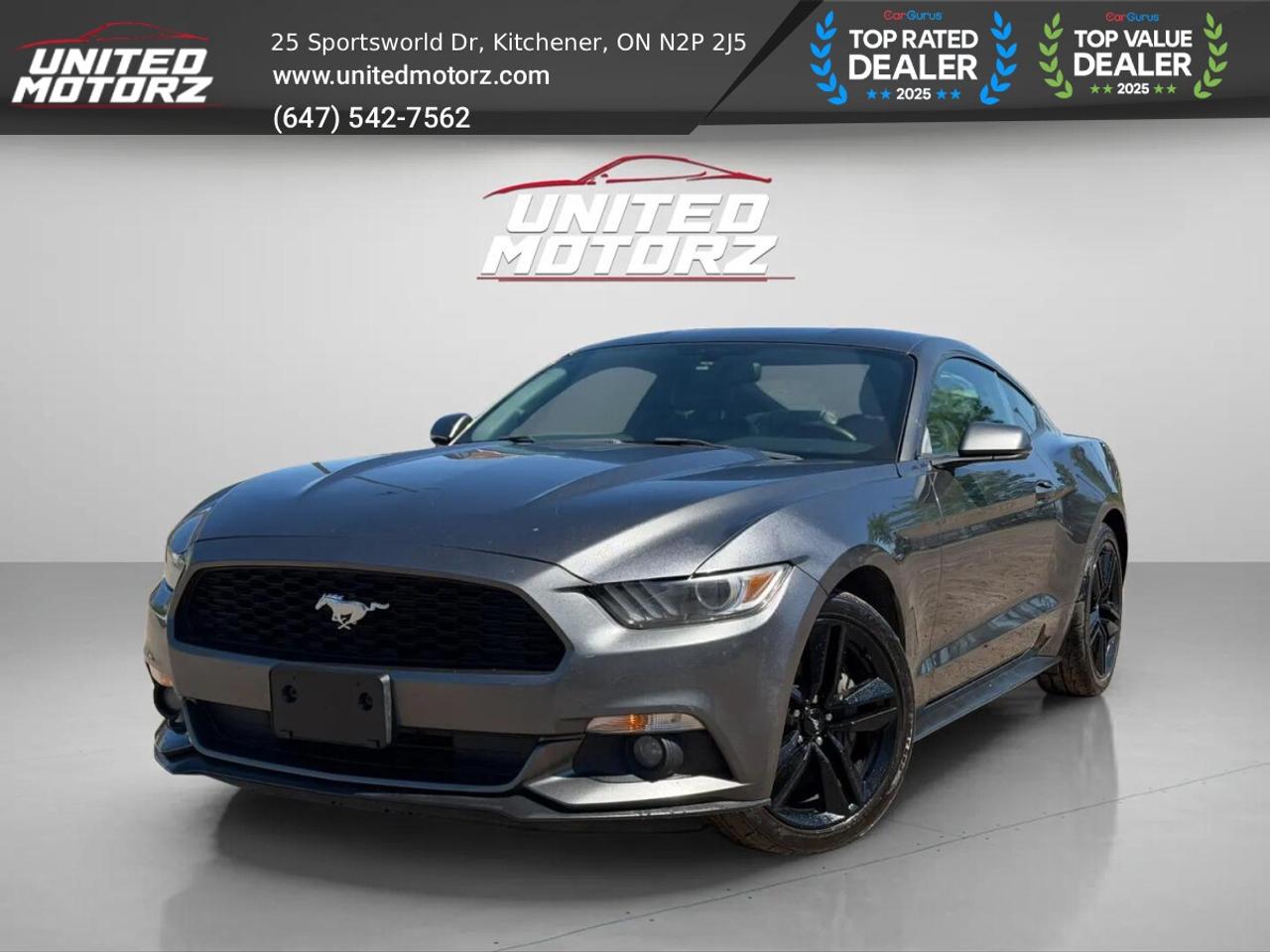 2015 Ford Mustang EcoBoost PREMIUM~SAFETY CERTIFIED~ 28 SERVICE RECO Photo