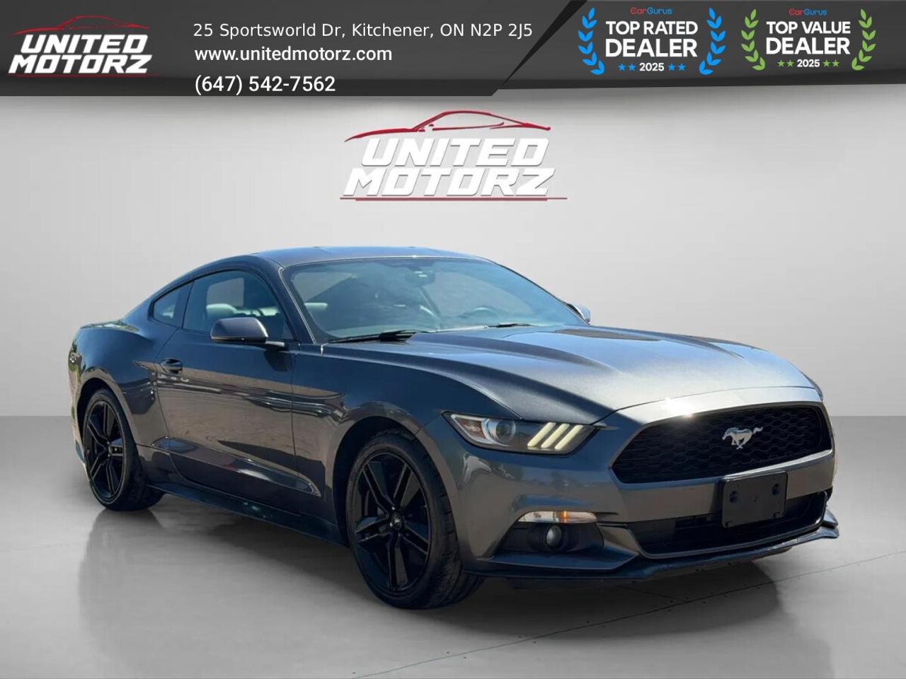2015 Ford Mustang EcoBoost PREMIUM~SAFETY CERTIFIED~ 28 SERVICE RECO Photo