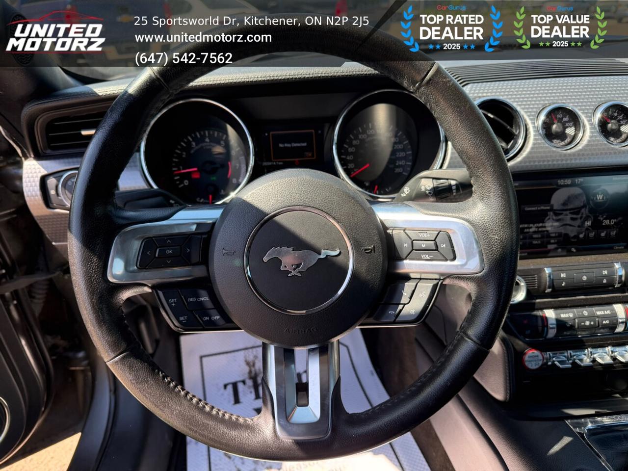 2015 Ford Mustang EcoBoost PREMIUM~SAFETY CERTIFIED~ 28 SERVICE RECO Photo