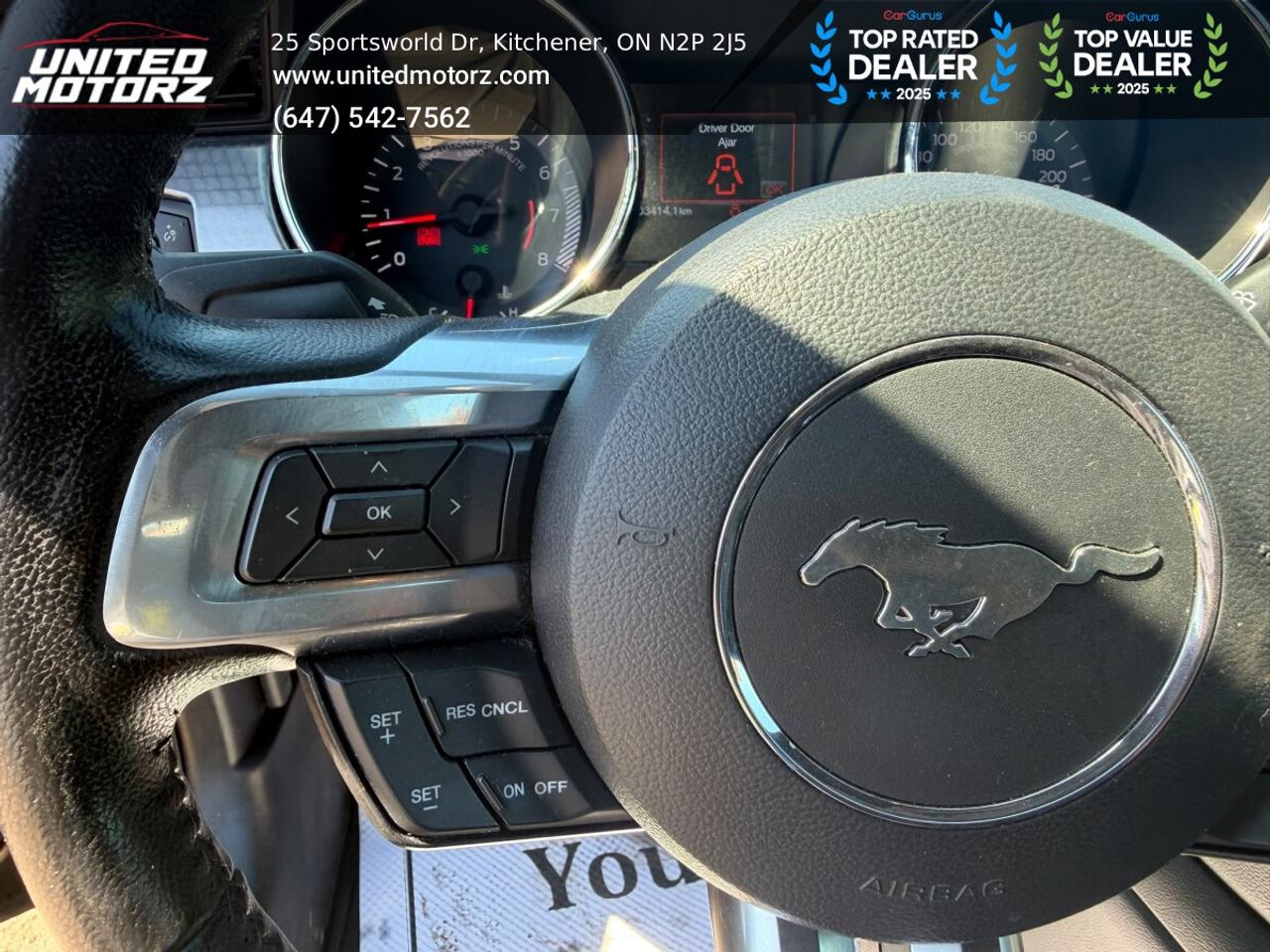 2015 Ford Mustang EcoBoost PREMIUM~SAFETY CERTIFIED~ 28 SERVICE RECO Photo