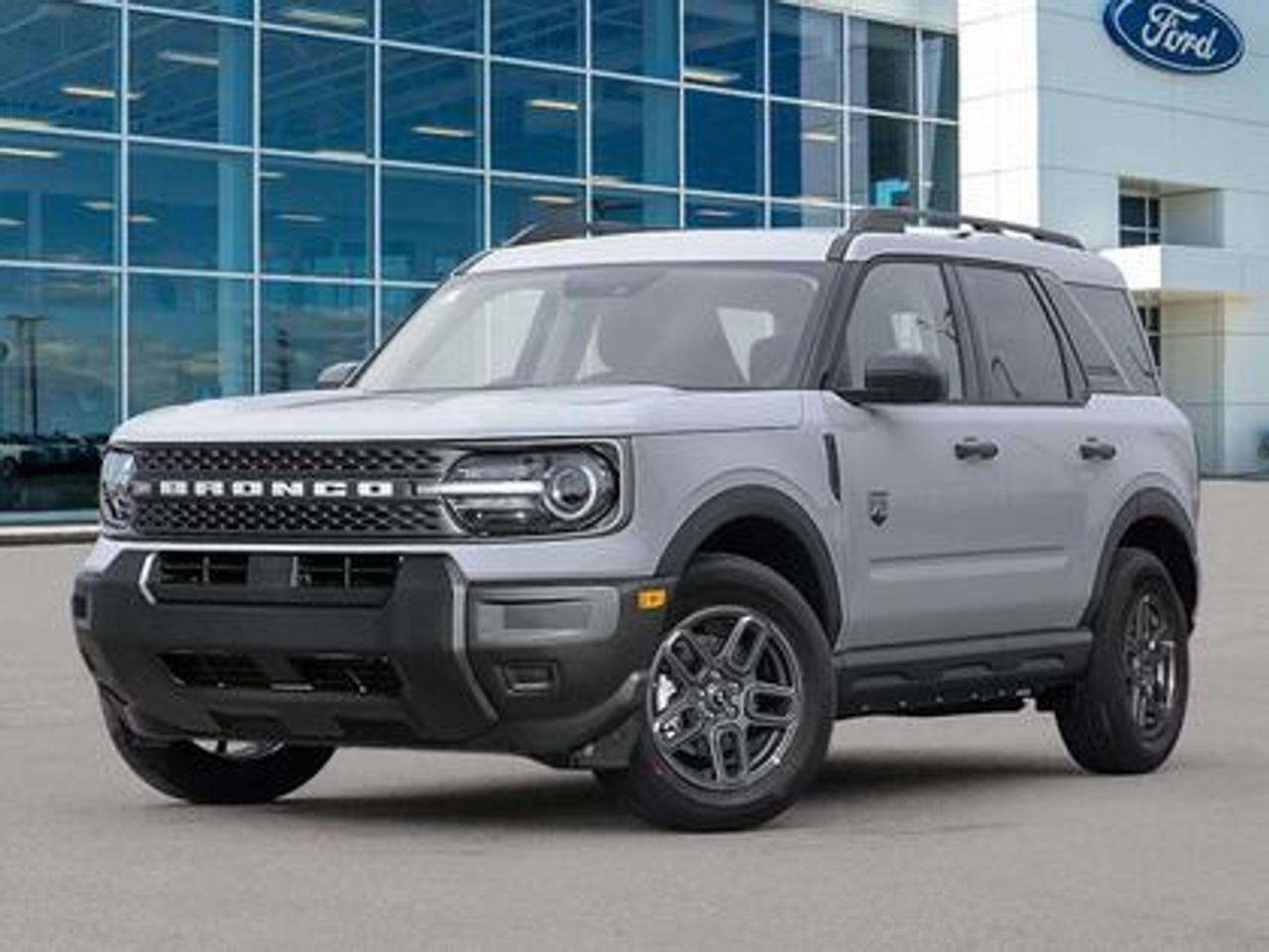 This rugged and refined 2026 Ford Bronco Sport Big Bend 200A stands out in Space White Metallic. Built to tackle adventure and city streets alike, this 5-passenger SUV is powered by a 1.5L EcoBoost® engine, delivering 181 horsepower and 190 lb-ft of torque. Coupled with an 8-speed automatic transmission, the Bronco Sport offers impressive fuel efficiency and performance to match your lifestyle.

Key Features Include:
Heated Front Seats
13.2 Center Display
8-Way Power Drivers Seat
SYNC® 4 with a 13.2 Color Touchscreen
Ford Co-Pilot360 Assist+ featuring Adaptive Cruise Control with Stop & Go
Terrain Management System with 5 G.O.A.T. Modes
LED Headlamps, Fog Lamps, and Signature Lighting
17 Carbonized Grey-Painted High Gloss Aluminum Wheels
Wireless Apple CarPlay® and Android Auto Compatibility
Privacy Glass
Intelligent Access with Push-Button Start

Moose Jaw Ford, conveniently located at 1010 North Service Road in Moose Jaw, is your trusted destination for all your automotive needs. With an impressive 4.8-star Google rating from nearly 1,500 reviews, we are proud to deliver an exceptional vehicle-buying experience tailored just for you. Our Moose Jaw Motives set us apart, offering unbeatable value like half-priced oil changes for life on pre-owned vehicles, one year of key and remote protection, and one year of tire and rim protection. Enjoy peace of mind with every purchase. At Moose Jaw Ford, were committed to driving positive change in our community by combining exceptional service, high-quality vehicles, and a guest-first approach. Visit us today!