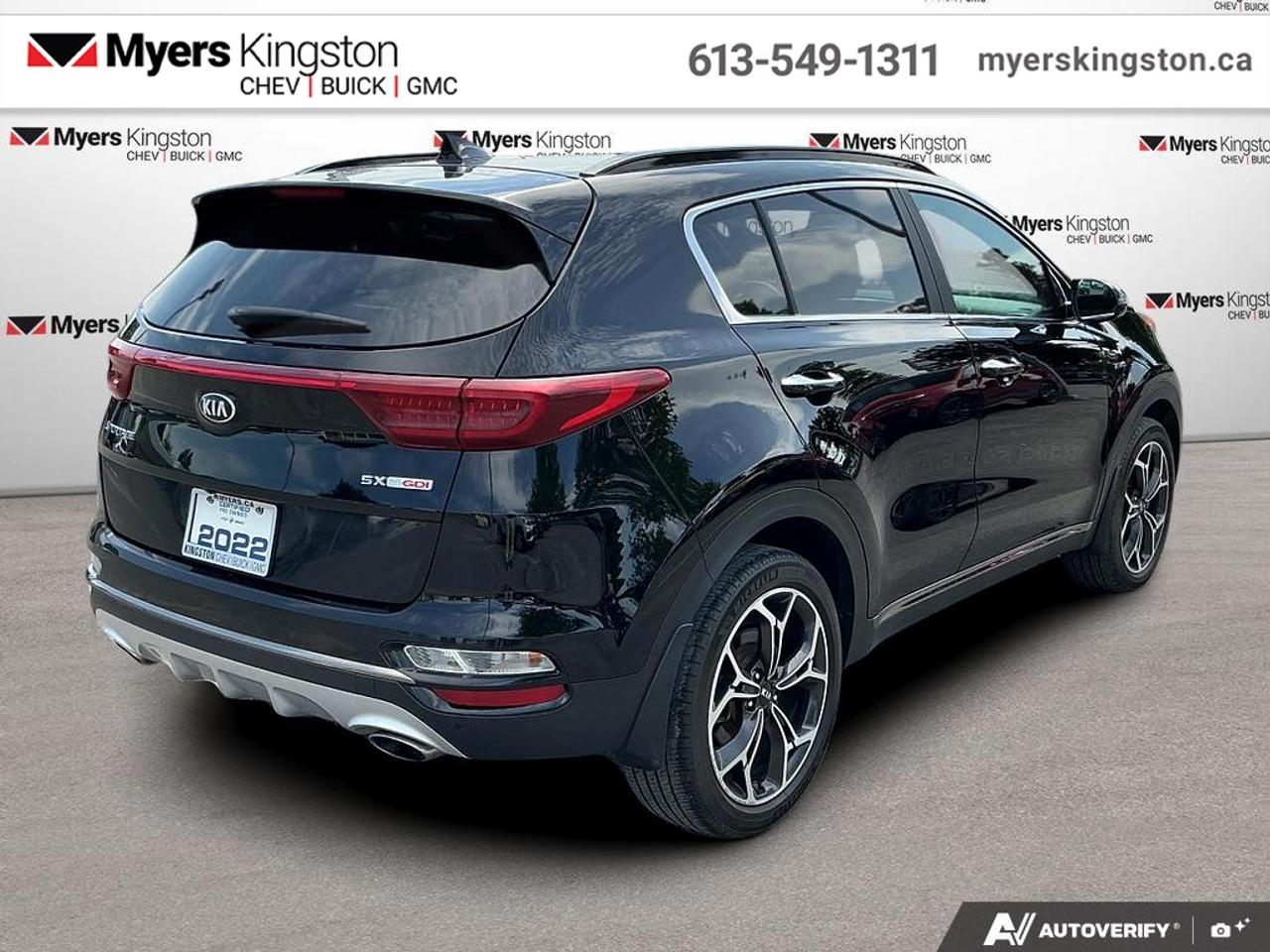 2022 Kia Sportage SX AWD  - Certified - Navigation - $176 B/W Photo