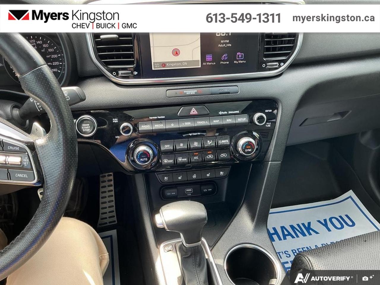 2022 Kia Sportage SX AWD  - Certified - Navigation - $176 B/W Photo