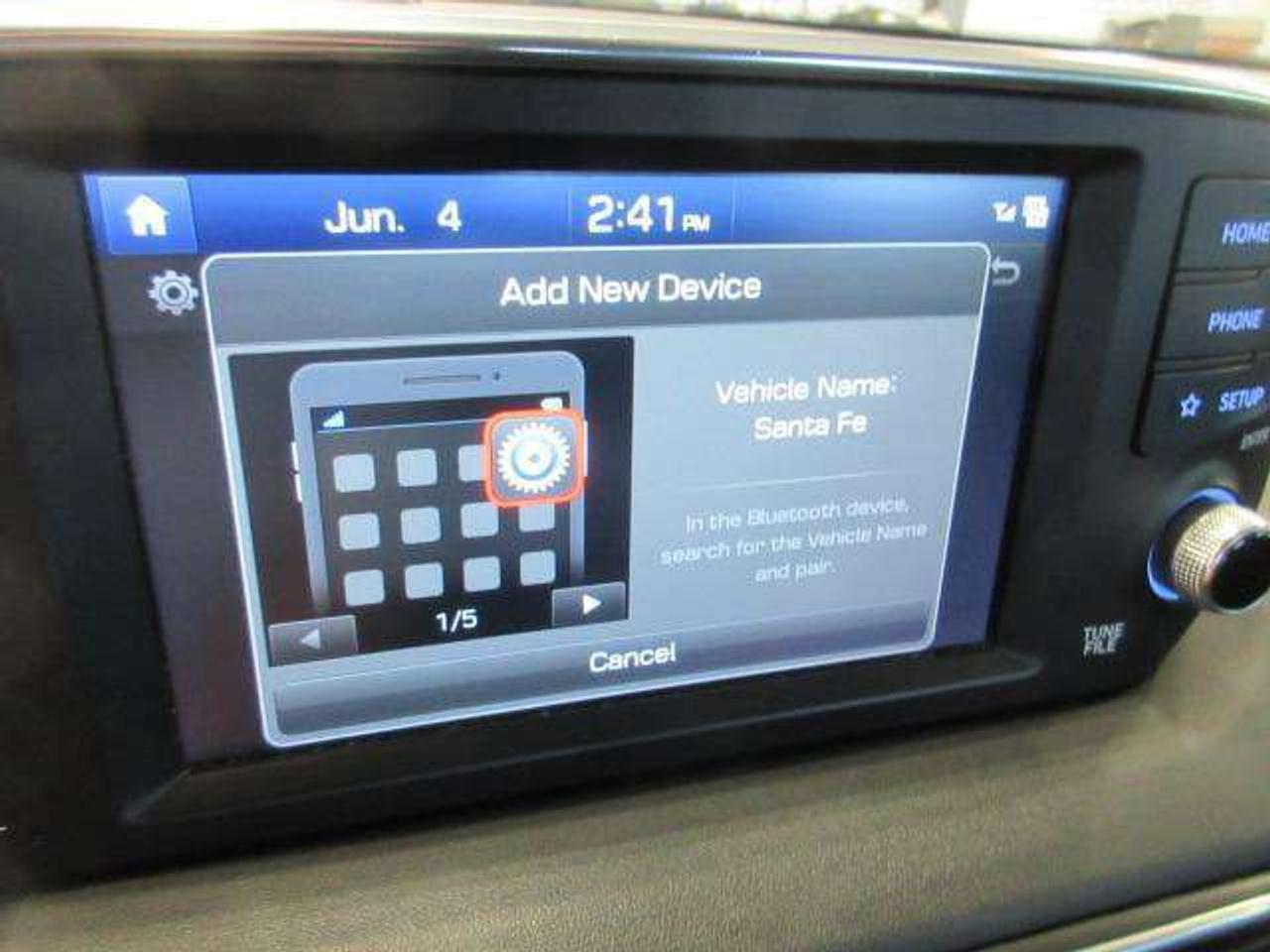 2019 Hyundai Santa Fe PREFERRED 2.0T, HTD. SEATS, APPLE/ANDROID, 83K! Photo