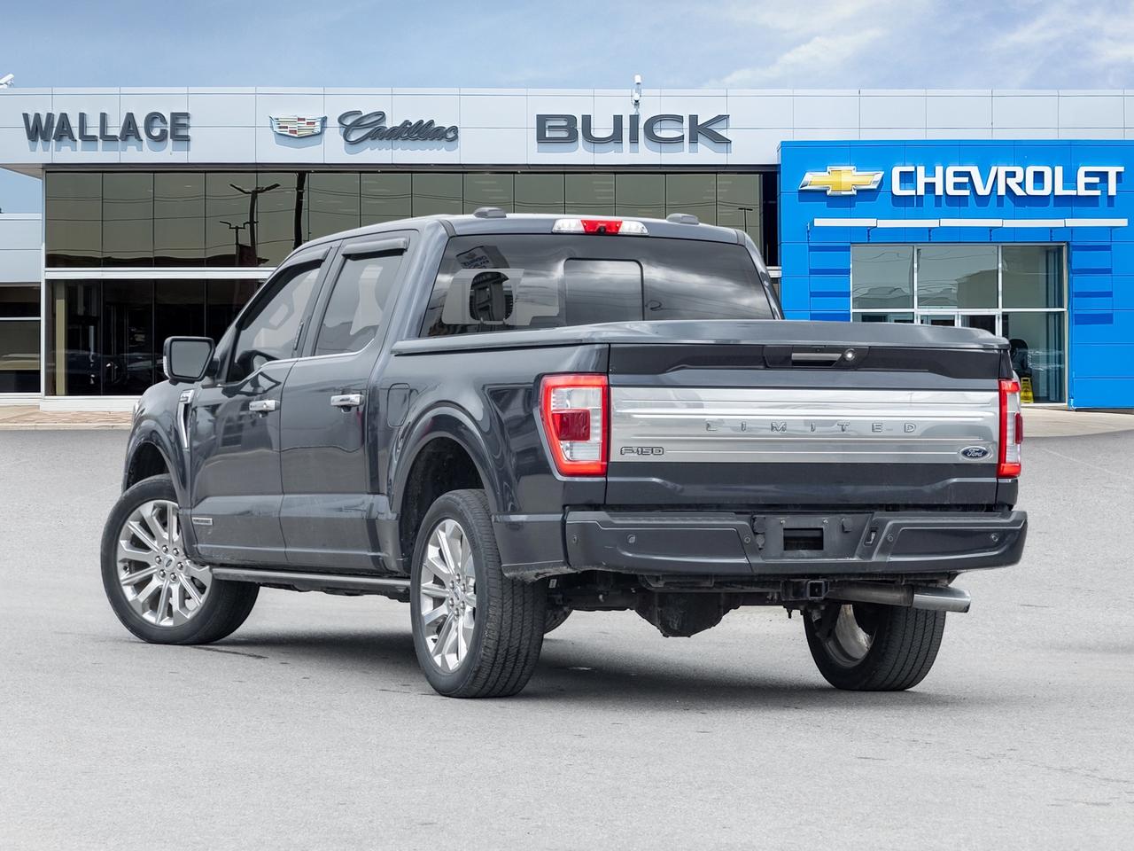 2021 Ford F-150 Hybrid   4x4   Twin Panel Roof   Blue Leather Photo