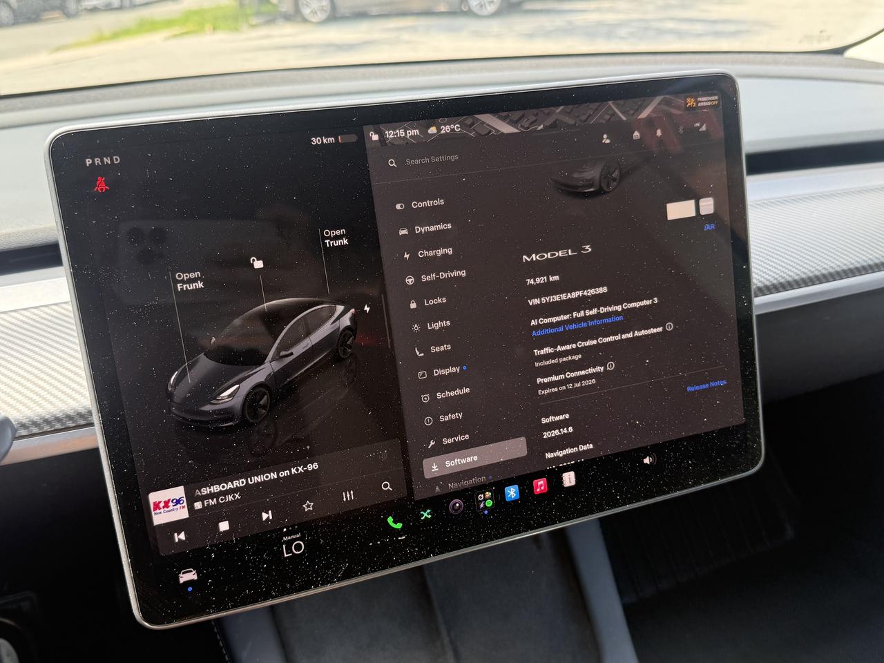 2023 Tesla Model 3 RWD l Tesla Warranty l LFP l TACC Included Pkg Photo