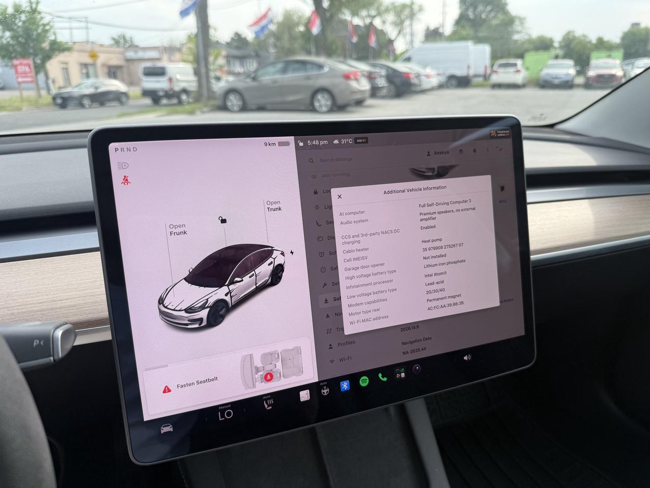 2022 Tesla Model 3 RWD l LFP l Tesla Warranty l TACC Included Photo