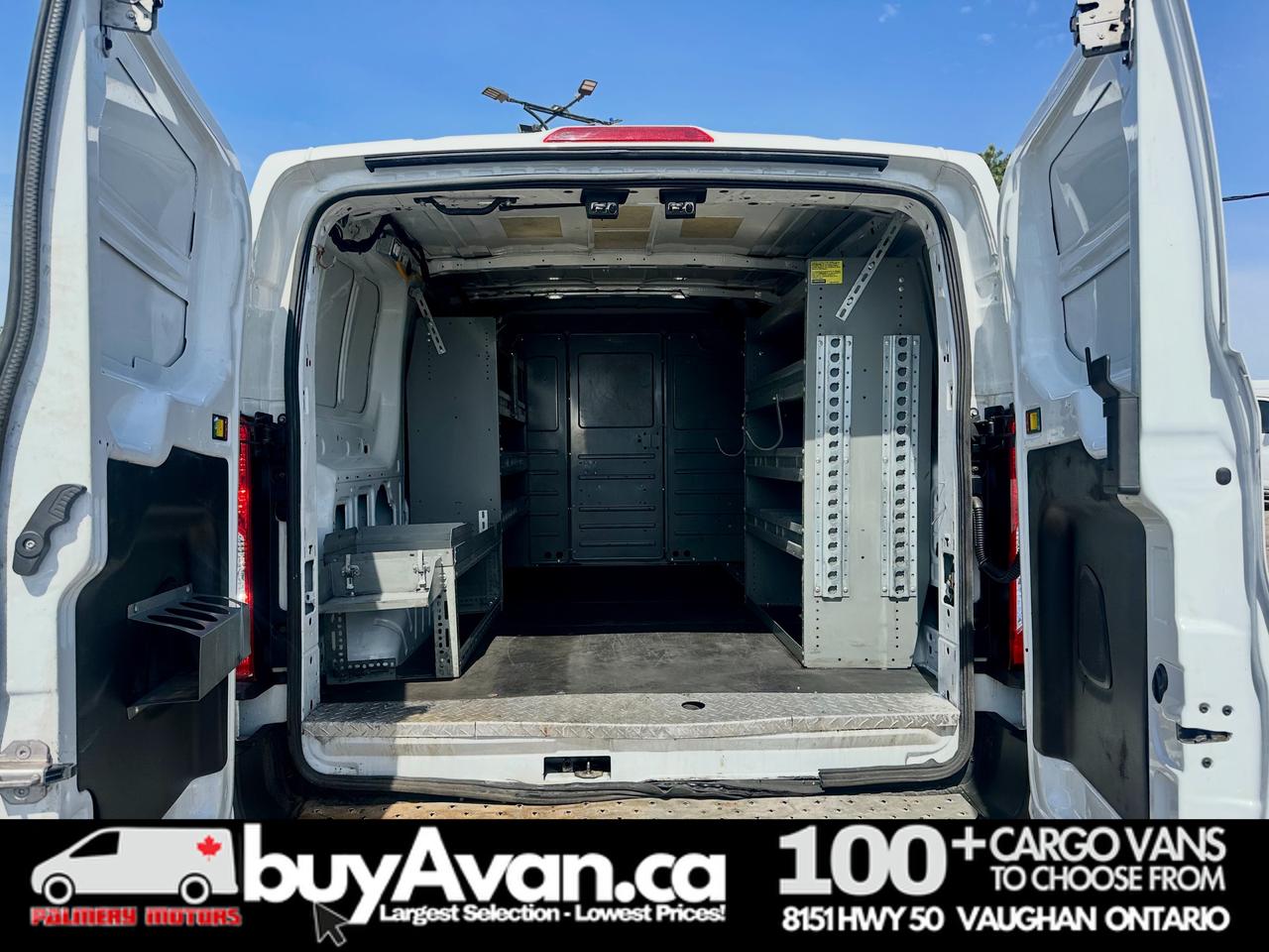 2021 Ford Transit Cargo Van Transit T-250 130 WB Divider + Shelves Photo