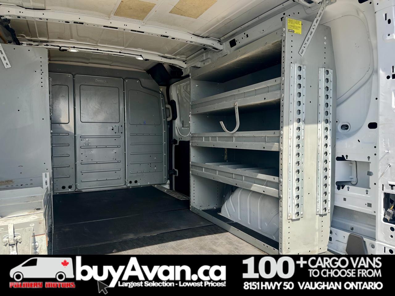 2021 Ford Transit Cargo Van Transit T-250 130 WB Divider + Shelves Photo