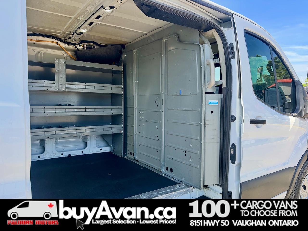 2021 Ford Transit Cargo Van Transit T-250 130 WB Divider + Shelves Photo
