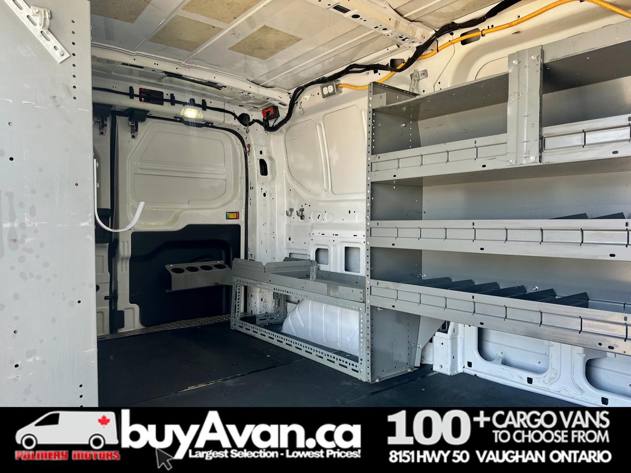2021 Ford Transit Cargo Van Transit T-250 130 WB Divider + Shelves Photo