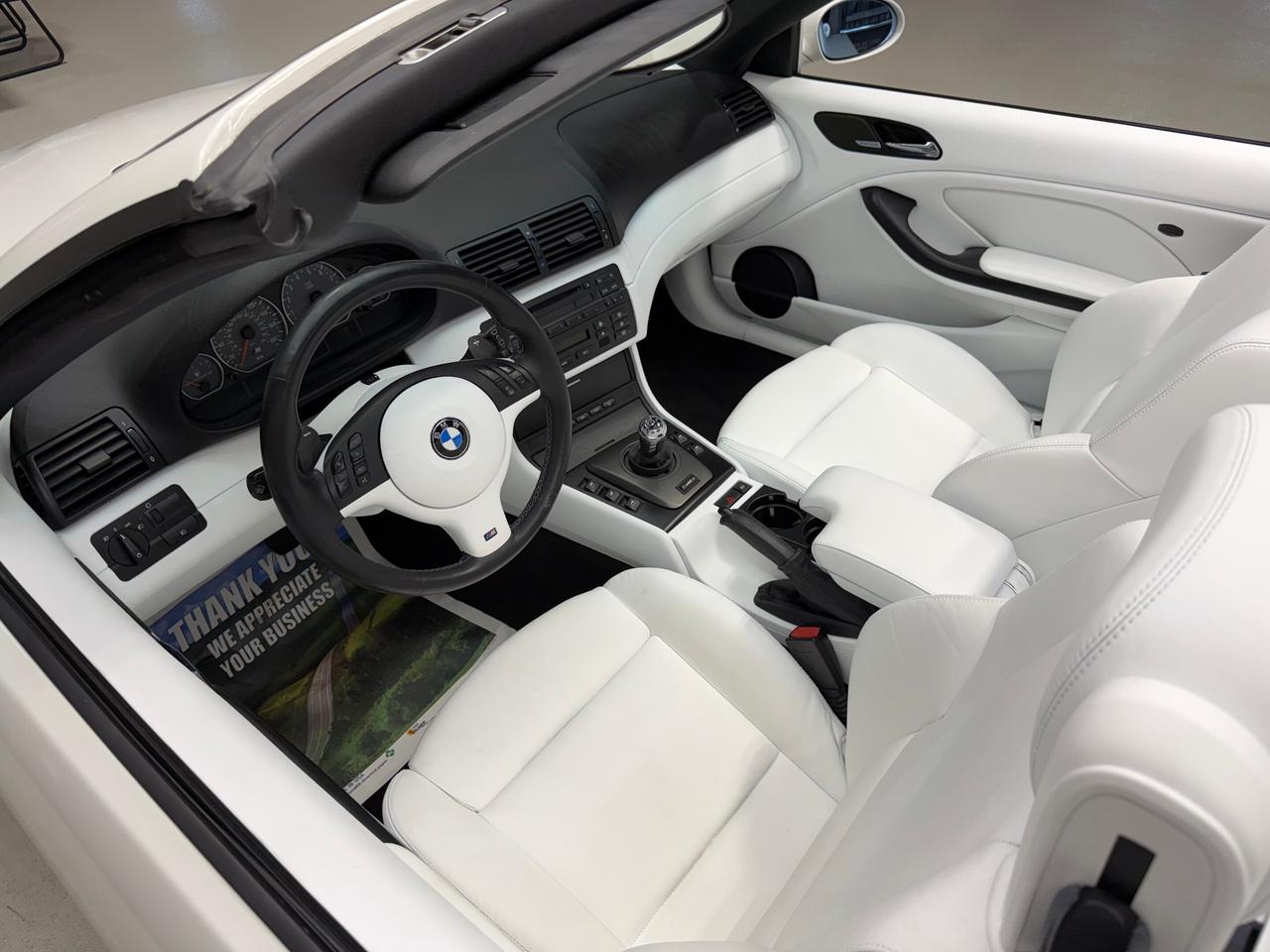 2004 BMW 3 Series CABRIOLET M3 CUSTOM WHITE INTERIOR Photo