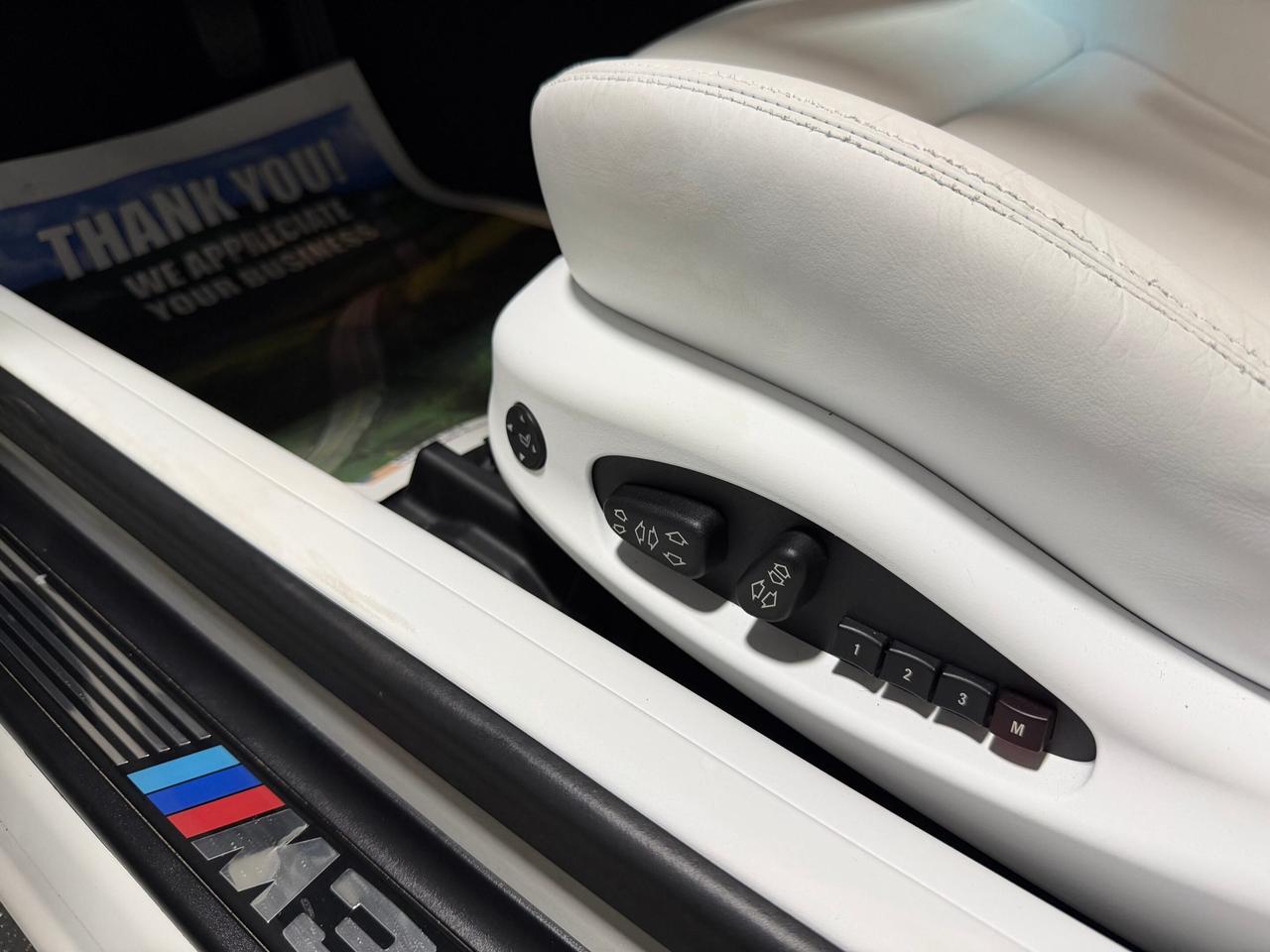 2004 BMW 3 Series CABRIOLET M3 CUSTOM WHITE INTERIOR Photo