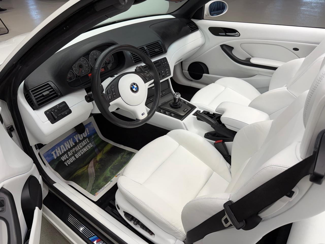 2004 BMW 3 Series CABRIOLET M3 CUSTOM WHITE INTERIOR Photo