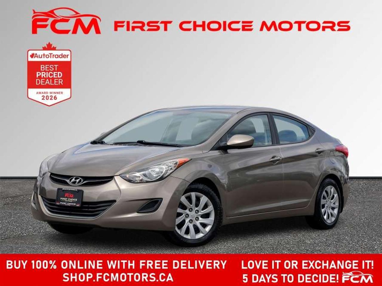 2013 Hyundai Elantra GL   FULLY CERTIFIED WITH WARRANTY Photo0