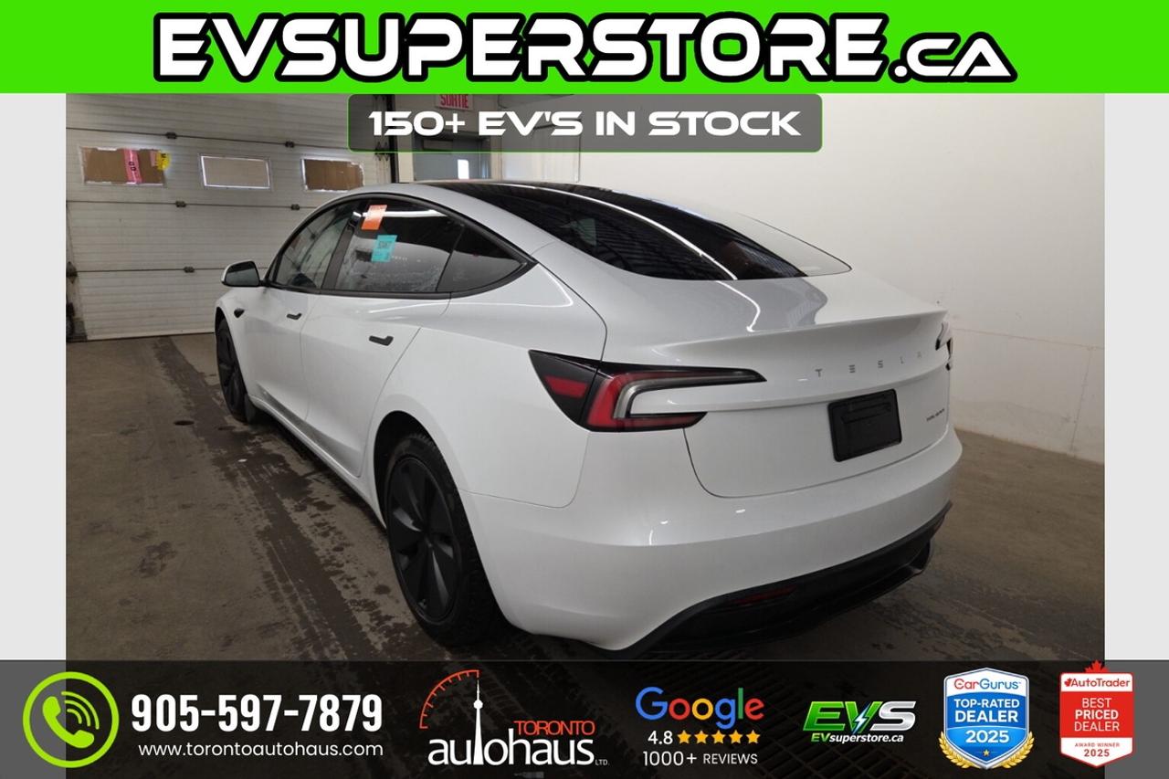 2024 Tesla Model 3 WHITE INT. I AWD at EVSUPERSTORE.ca Photo