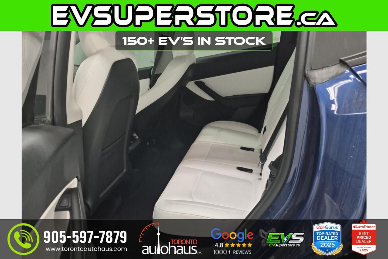 2022 Tesla Model Y PERFORMANCE I WHITE INT. I  AT EVSUPERSTORE.CA Photo