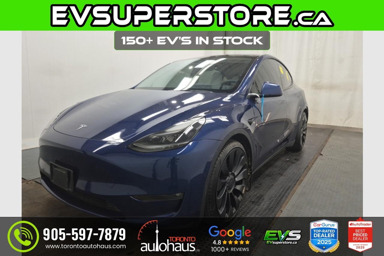 2022 Tesla Model Y PERFORMANCE I WHITE INT. I  AT EVSUPERSTORE.CA Photo3