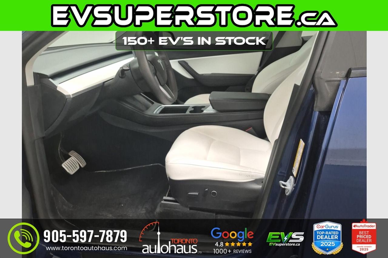 2022 Tesla Model Y PERFORMANCE I WHITE INT. I  AT EVSUPERSTORE.CA Photo