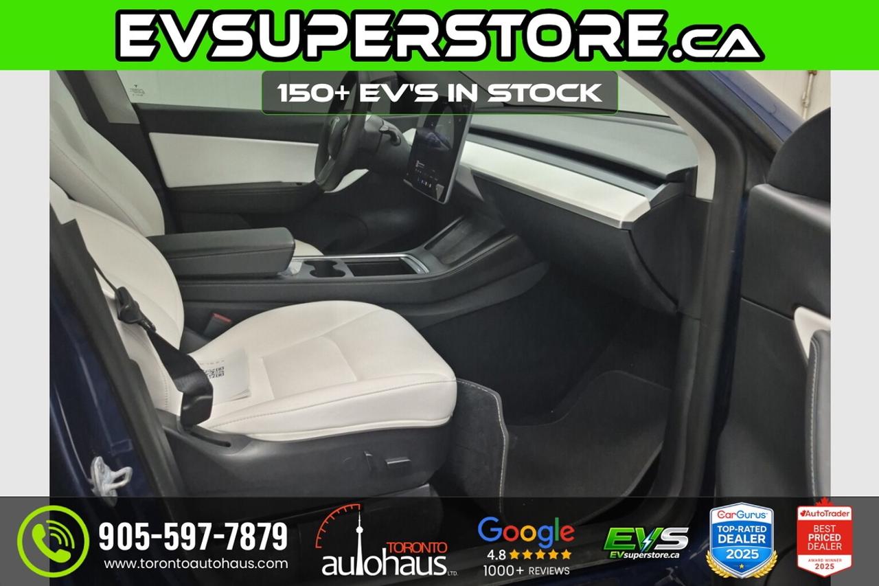 2022 Tesla Model Y PERFORMANCE I WHITE INT. I  AT EVSUPERSTORE.CA Photo