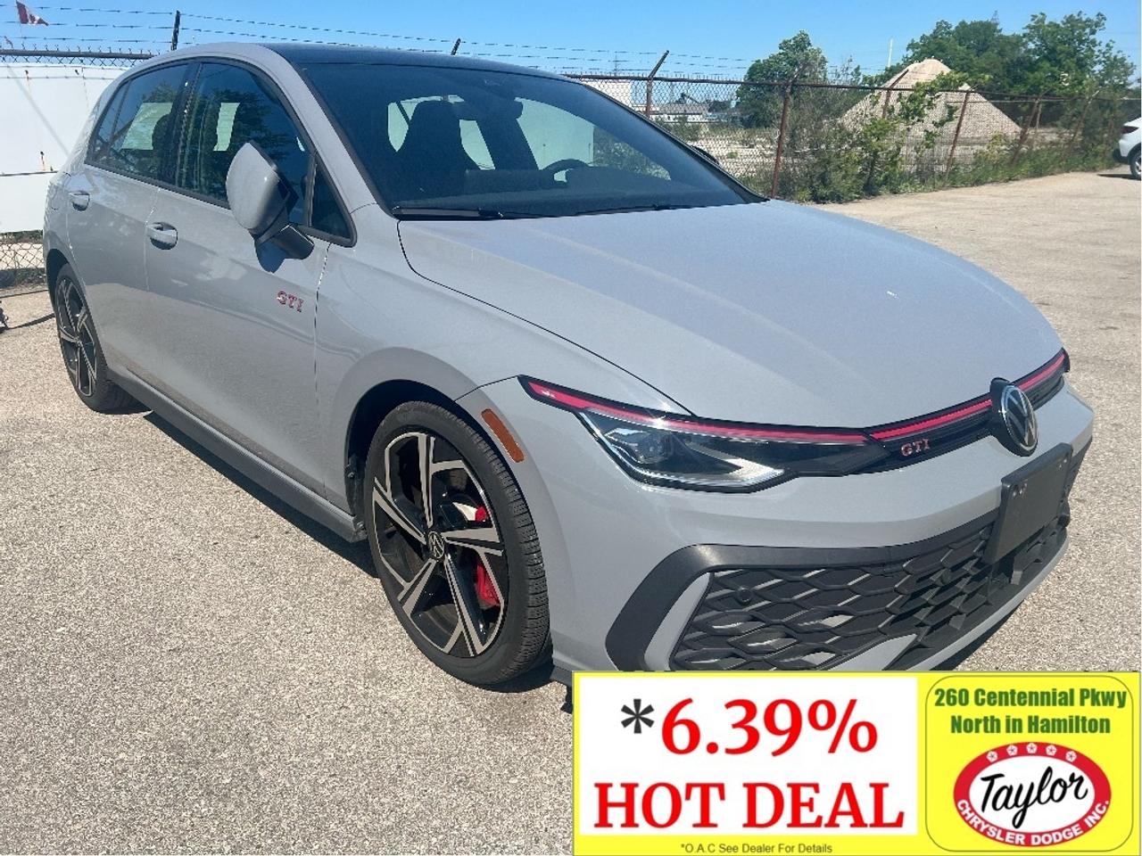 2025 Volkswagen Golf GTI 241 HP *NAVI *SUN *ARTVELOUR INTERIOR *LOW KMS Photo0