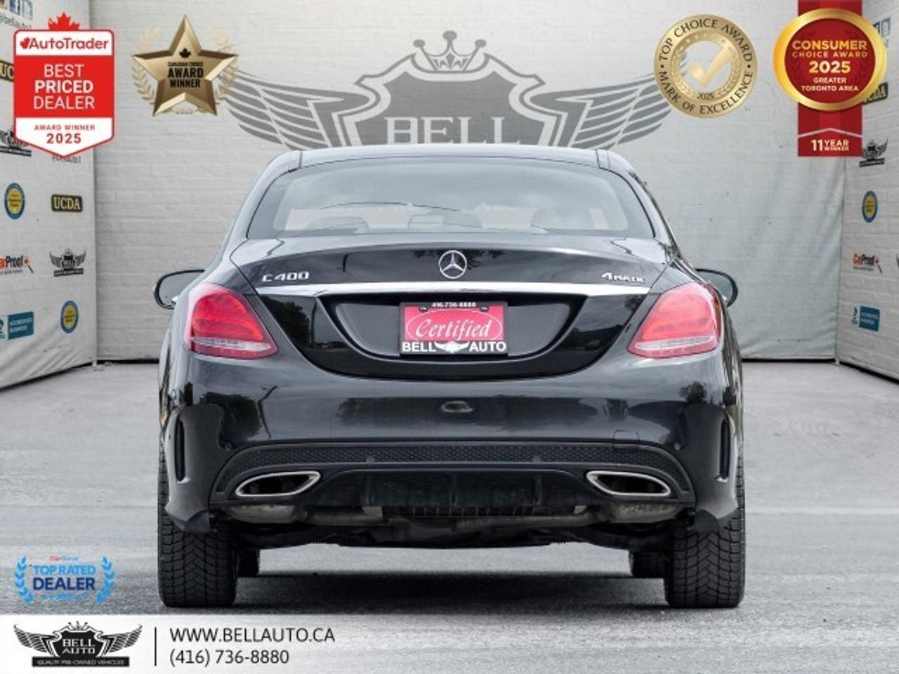 2015 Mercedes-Benz C-Class C400   AMGPKG   NAVI   B.CAM   PANO   BRMSTR   LOW Photo