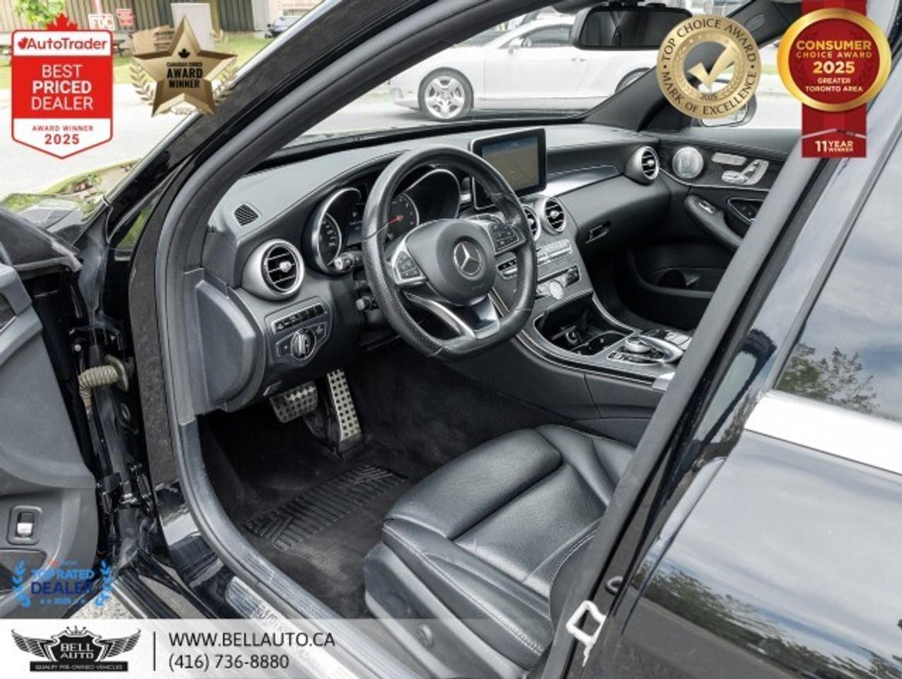 2015 Mercedes-Benz C-Class C400   AMGPKG   NAVI   B.CAM   PANO   BRMSTR   LOW Photo