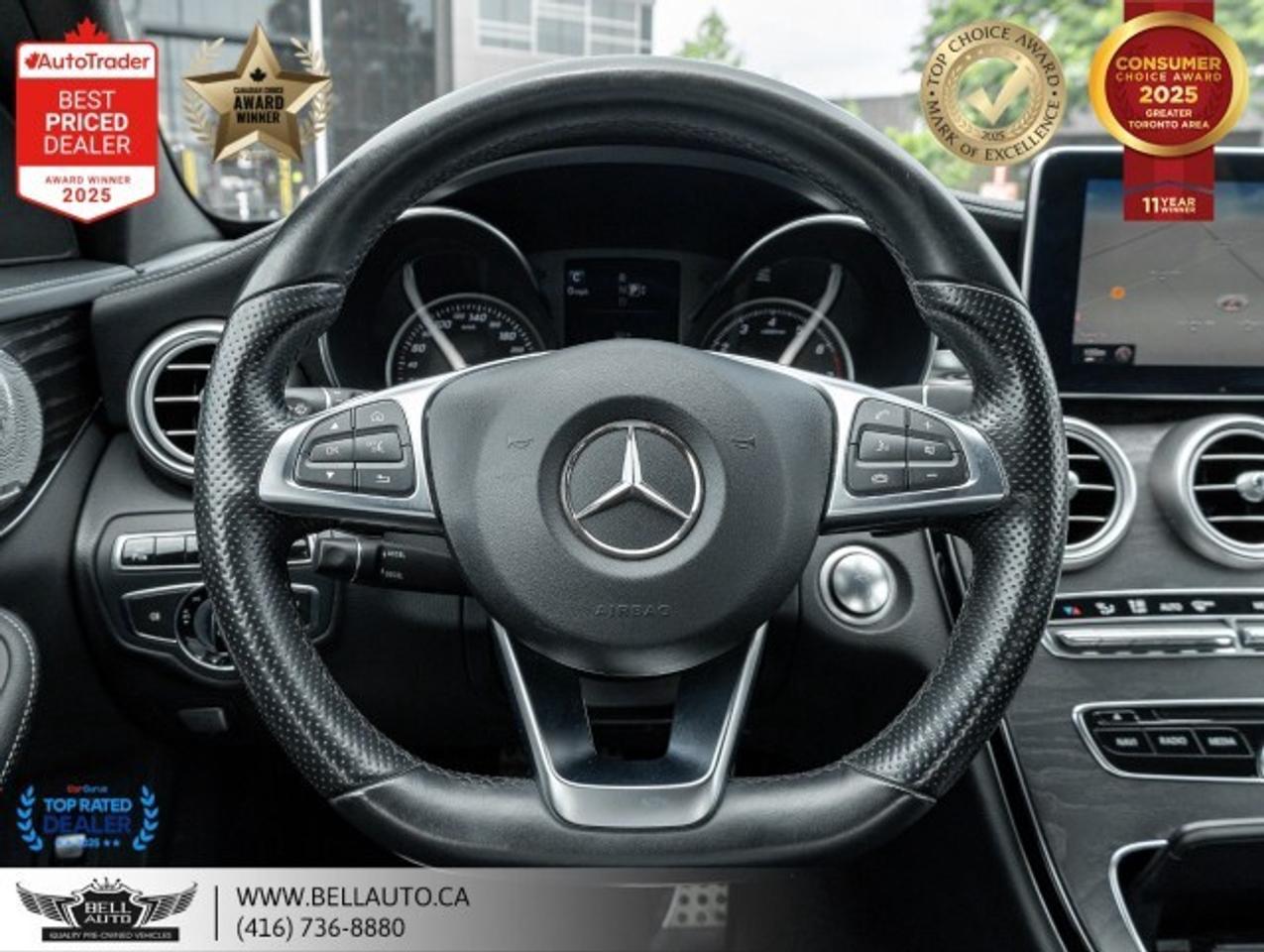 2015 Mercedes-Benz C-Class C400   AMGPKG   NAVI   B.CAM   PANO   BRMSTR   LOW Photo