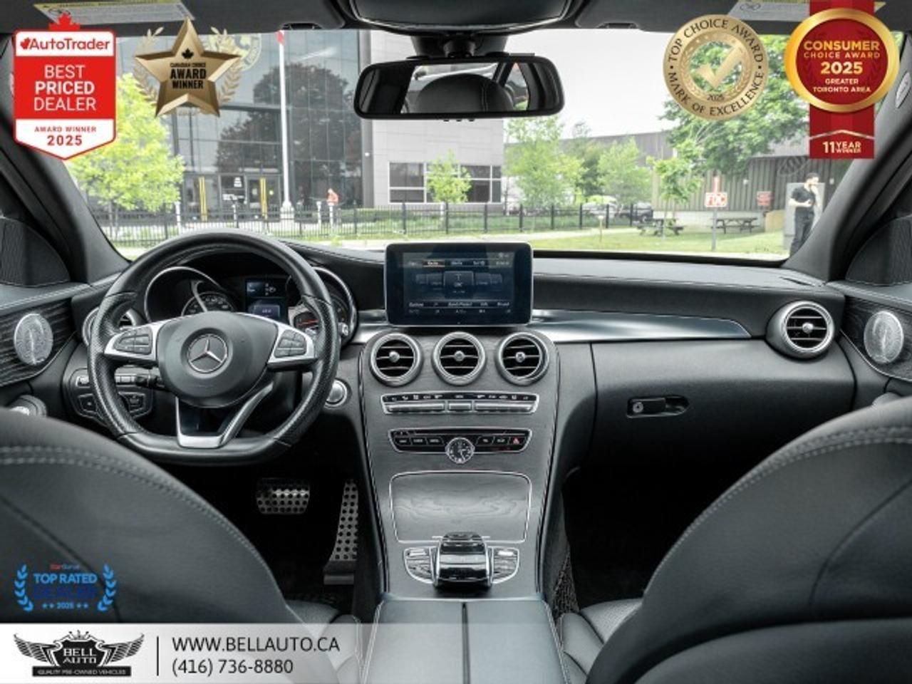 2015 Mercedes-Benz C-Class C400   AMGPKG   NAVI   B.CAM   PANO   BRMSTR   LOW Photo