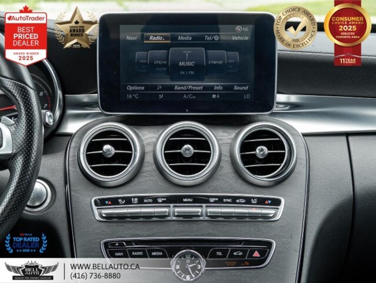 2015 Mercedes-Benz C-Class C400   AMGPKG   NAVI   B.CAM   PANO   BRMSTR   LOW Photo