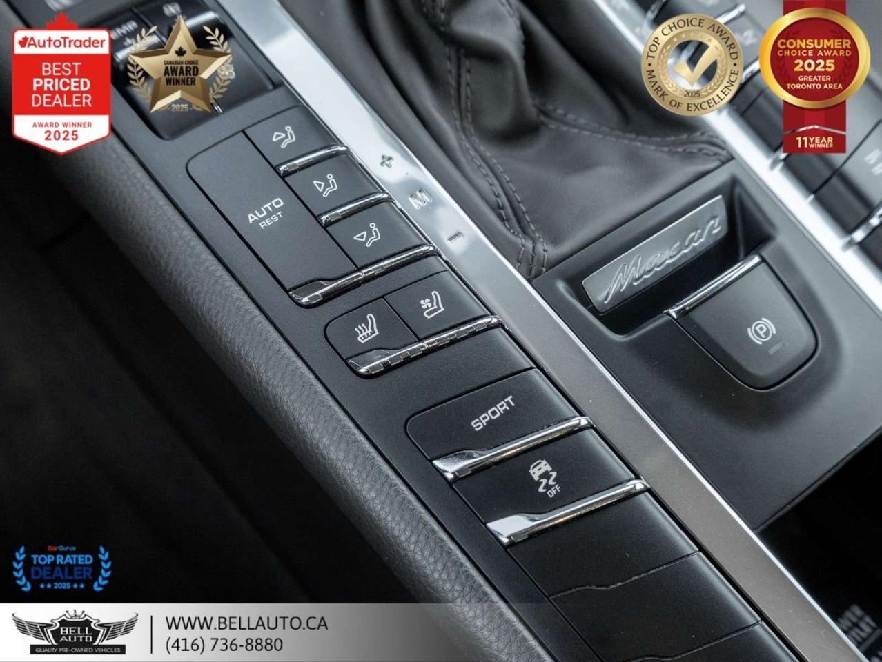 2016 Porsche Macan S   NAVI   B.CAM   PANO   BOSE   HTD VNT SEATS   XENON Photo