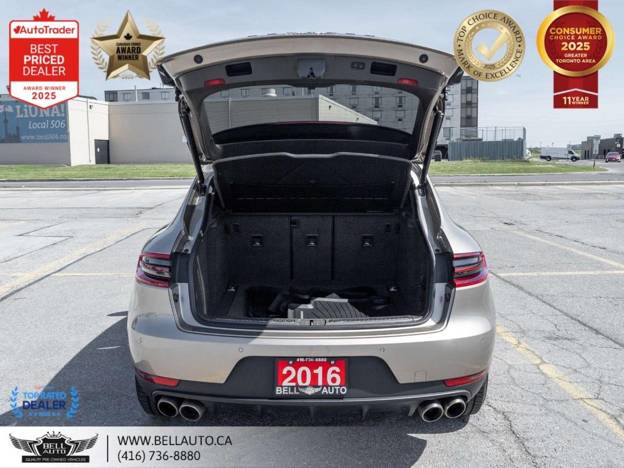 2016 Porsche Macan S   NAVI   B.CAM   PANO   BOSE   HTD VNT SEATS   XENON Photo