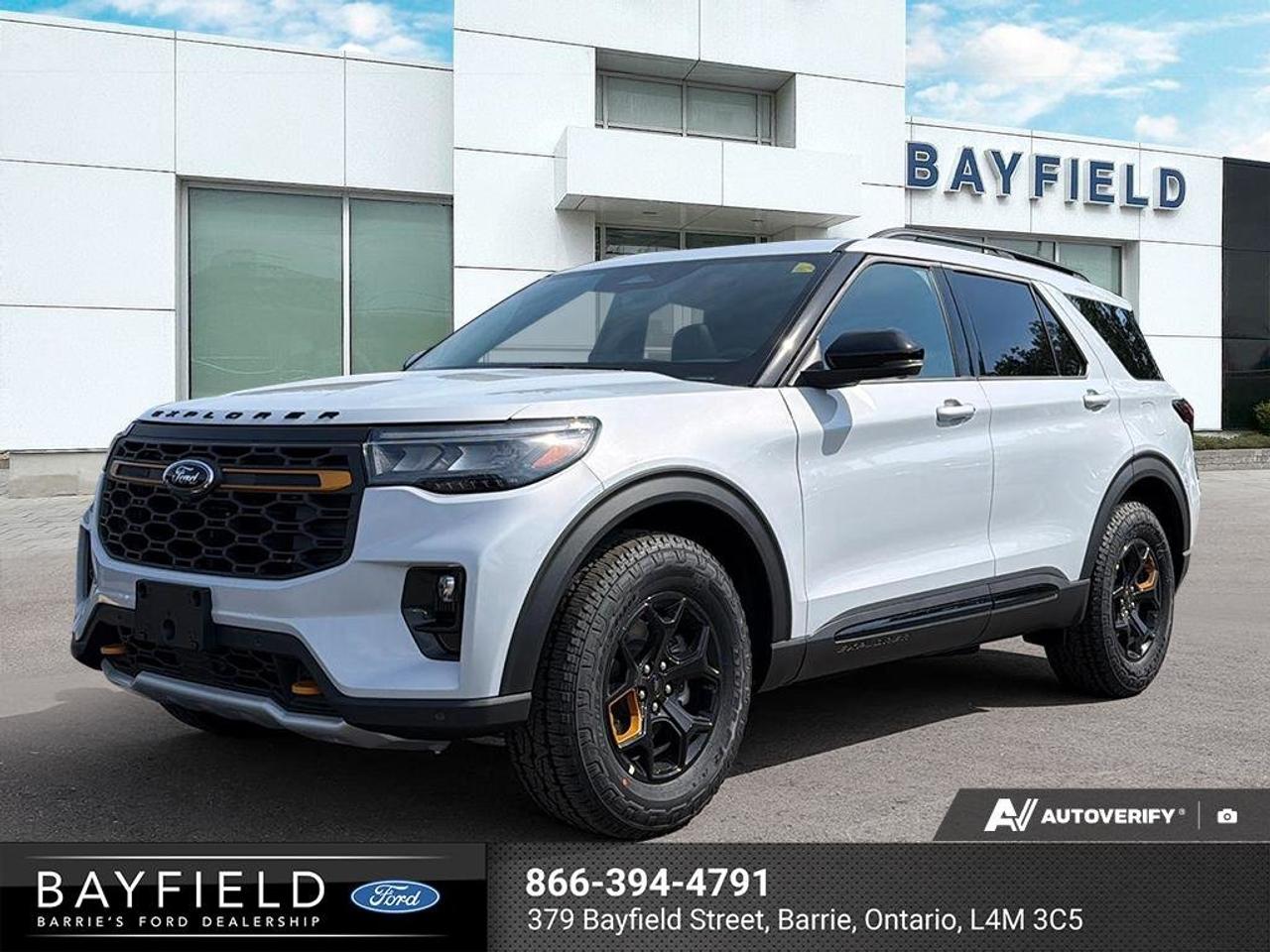 New 2026 Ford Explorer TREMOR for sale in Barrie, ON
