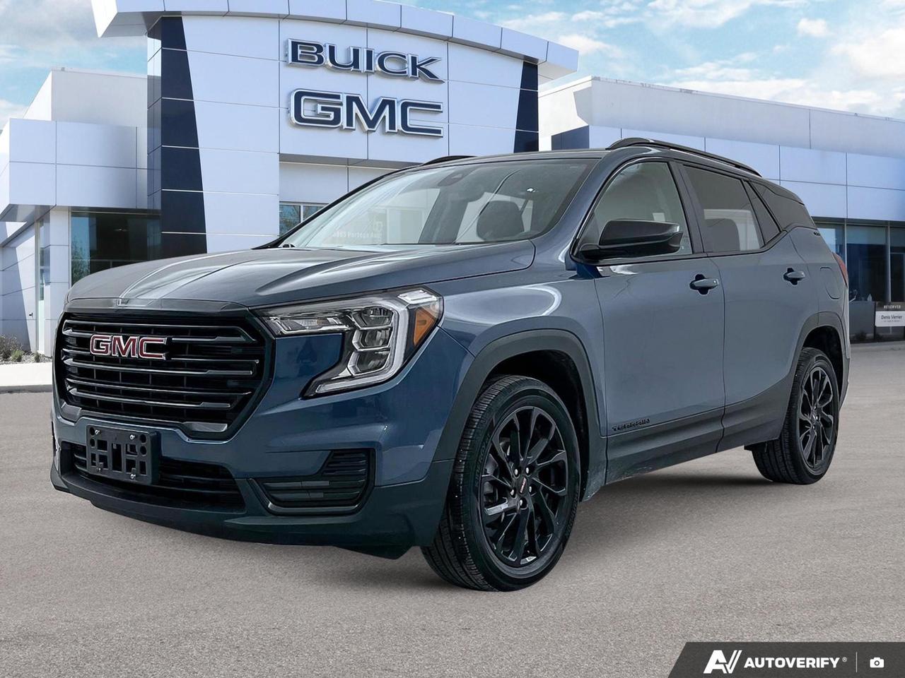 Elevation Edition ($995) Black Wheels | Darkened Grille | Black Luggage Racks

Power Lift Gate ($520)

HD Rear Vision Camera | Power Lift Gate | Wireless Apple Car Play & Android Auto | Heated Seats |
This 2024 GMC Terrain SLE in striking Downpour Metallic Blue is a one-owner, accident-free AWD SUV with just 42,492 km  a practical yet capable choice for anyone who wants modern tech, solid safety features, and all-weather confidence without the new-vehicle price tag.

Key Highlights:
- One owner, accident-free history  peace of mind from day one
- All-Wheel Drive with automatic transmission  ready for Manitoba roads year-round
- 1.5L 4-cylinder engine with efficient fuel economy: 8.4L/100km highway, 10.1L/100km city
- Push-button keyless start and auto-dimming rearview mirror for everyday convenience
- Rear 60/40 split-folding seats with centre armrest  flexible cargo and passenger space
- Teen Driver technology  configurable safety settings and an in-vehicle report card for new drivers
- Wi-Fi Hotspot capable  keep everyone connected on the go
- LED daytime running lamps and deep-tinted rear glass for a polished, practical exterior

Ready to make it yours? Visit us at Birchwood Chevrolet Buick GMC or explore this vehicle online at birchwoodchevrolet.ca. You can reserve it, start your purchase, or book a test drive  whatever works best for you. Have questions? Our team is happy to help you through every step of the process.
All of our quality pre-owned vehicles are delivered with the following:
· a Birchwood Certified 152 pt Inspection
· a full tank of fuel
· Full service records (if available)
· a CARFAX report

Click, call (204) 837-5811, or visit Birchwood Chevrolet Buick GMC at the Birchwood Auto Park, 3965 Portage Avenue West at the Perimeter.

Special Financing Available! Price does not include taxes. Dealer Permit #4240.
Dealer permit #4240